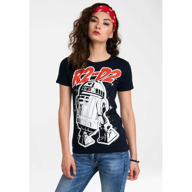 LOGOSHIRT T-Shirt »R2-D2«, mit lizenzierten Originaldesign für kaufen | BAUR