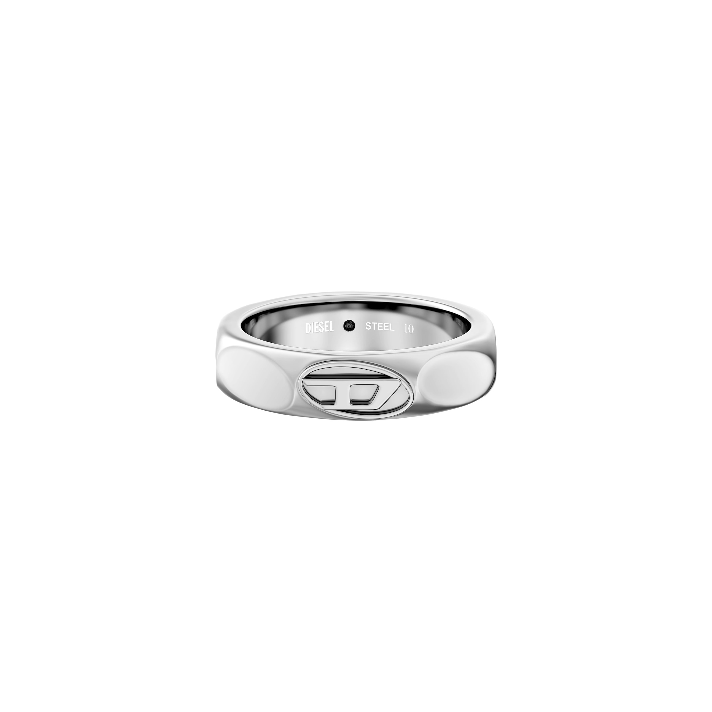 Diesel Fingerring »Schmuck Geschenk Edelstahl Ring Oval D Logo«