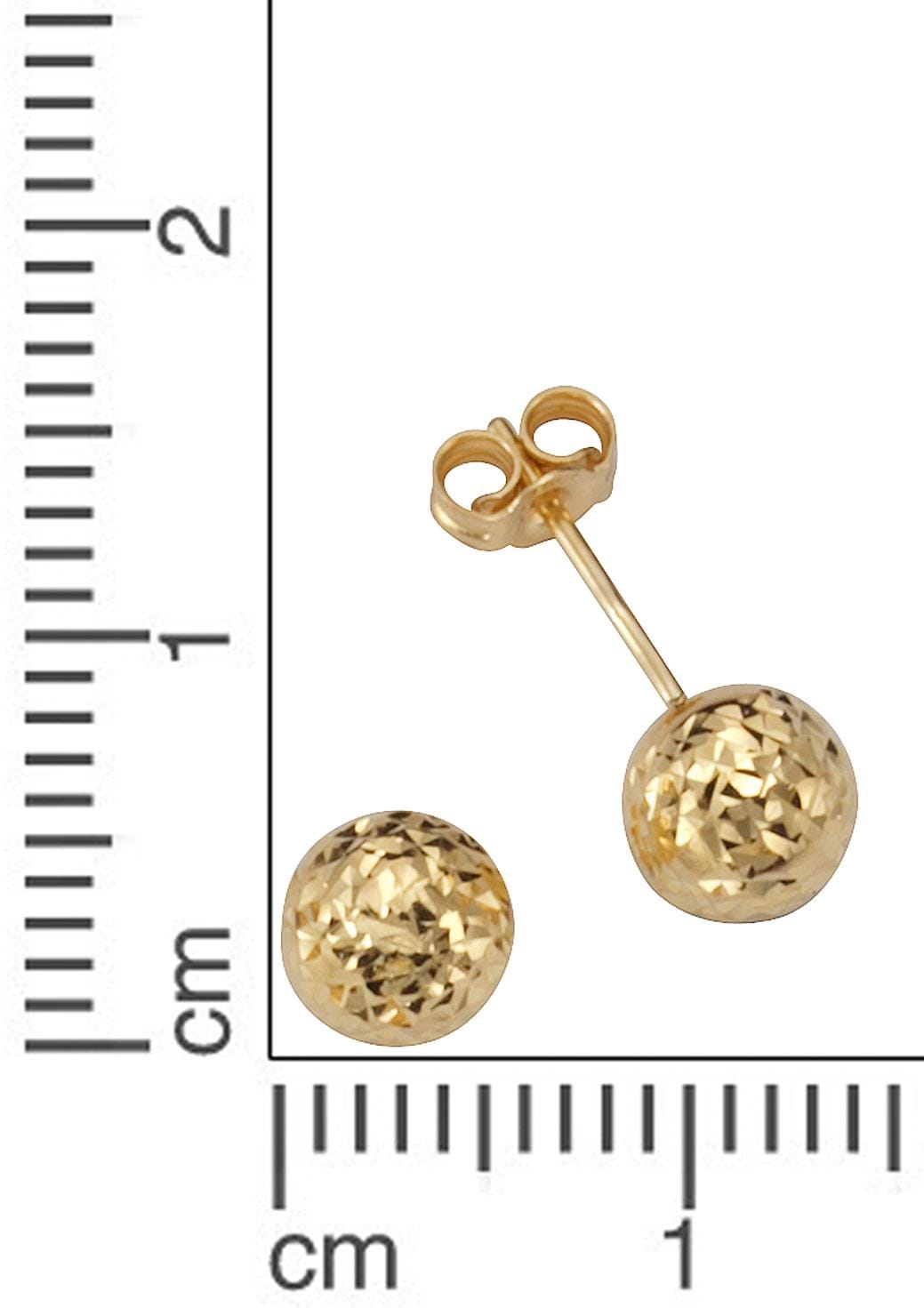 Firetti Paar Ohrstecker »Schmuck Geschenk Gold 375 Ohrschmuck rund diamantiert«