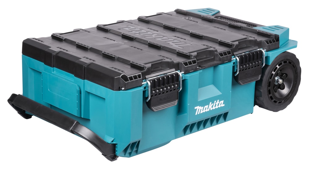 Makita Werkzeugtrolley "Maktrak L "P-91001" Max. 113 Kg, 81, 9 L, 23 Cm Ø Räder, Gecko-Grip" Effizientes Be- Und Entladen Mit Dem Maktrak Koffer