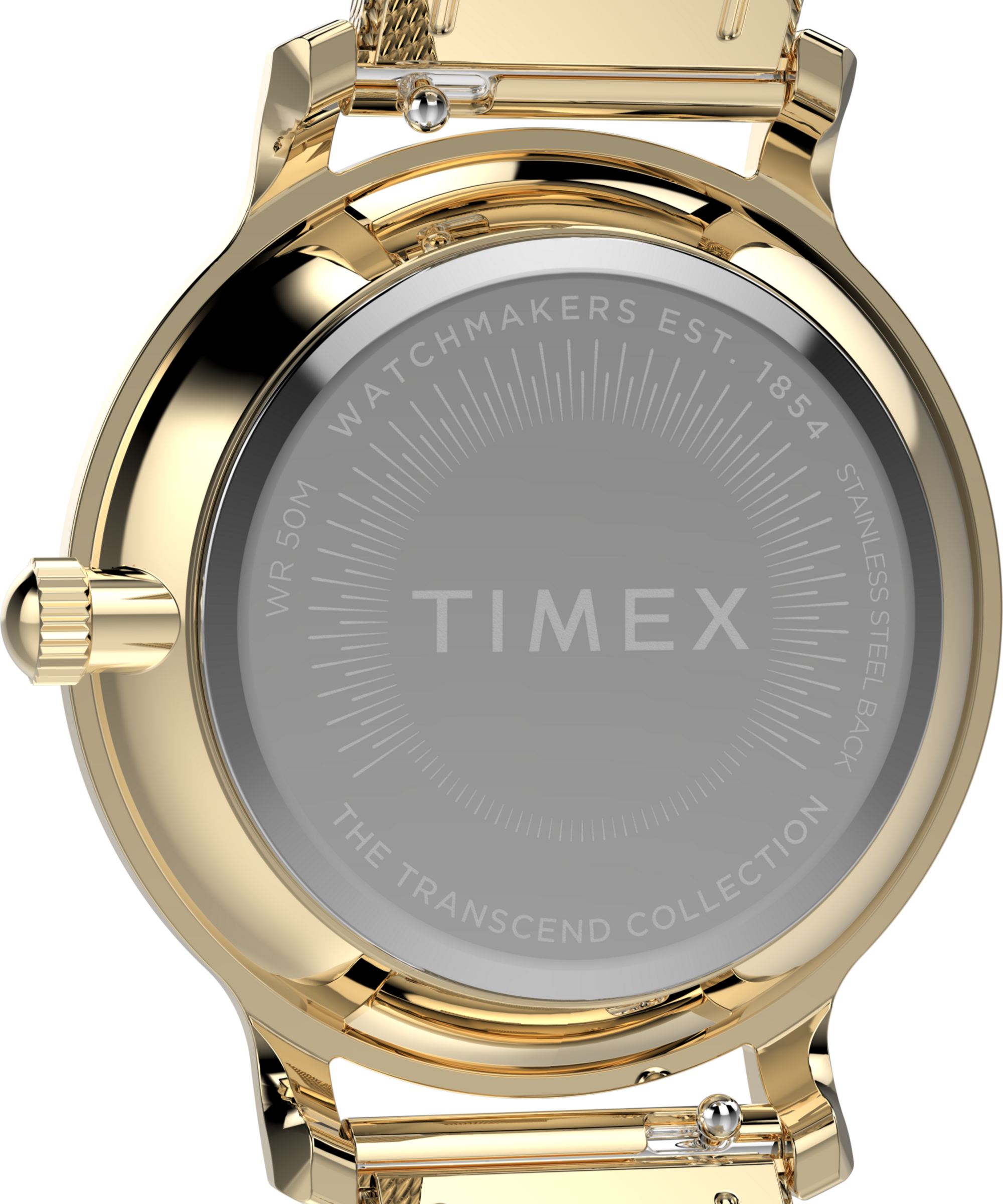Timex Quarzuhr »TRANSCEND«, Armbanduhr, Damenuhr, Edelstahlarmband, analog