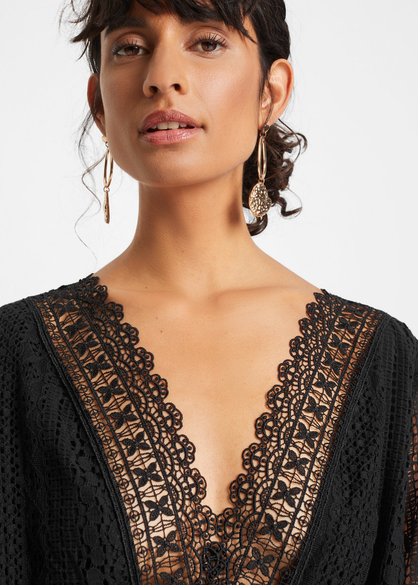 bonprix Maxikleid für Frühjahr und Sommer, aus Baumwolle, feminin geschnitten