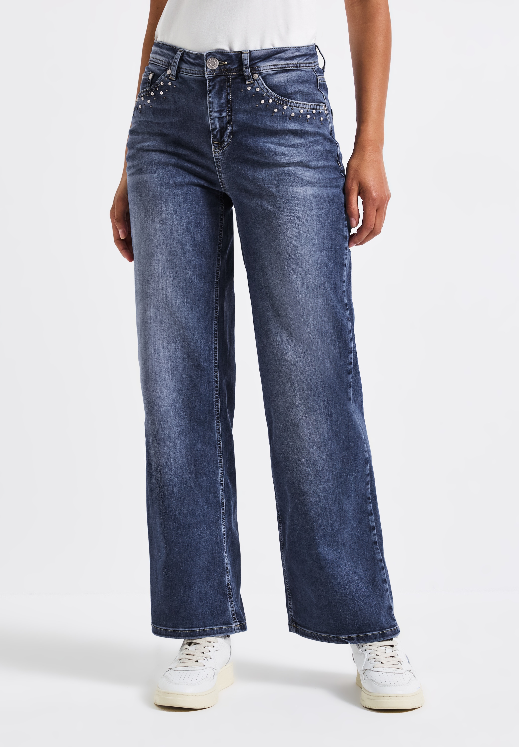 STREET ONE Loose-fit-Jeans, im Loose Fit