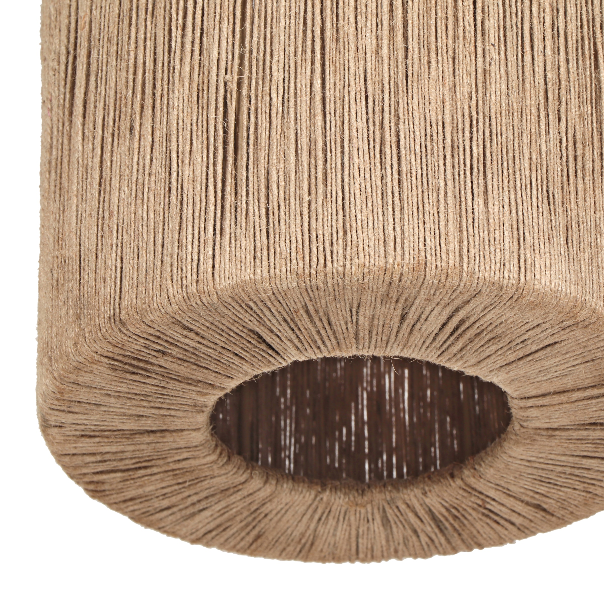 TRIO Leuchten Pendelleuchte »SMILLA, 4-flammige Hängelampe mit Jute Lampenschirmen Breite 121cm« E27 1 Stk. warmweiß - kaltweiß Höhe max 150 cm, exkl 4x E27 max 10W, Hängeleuchte Esstisch Küche