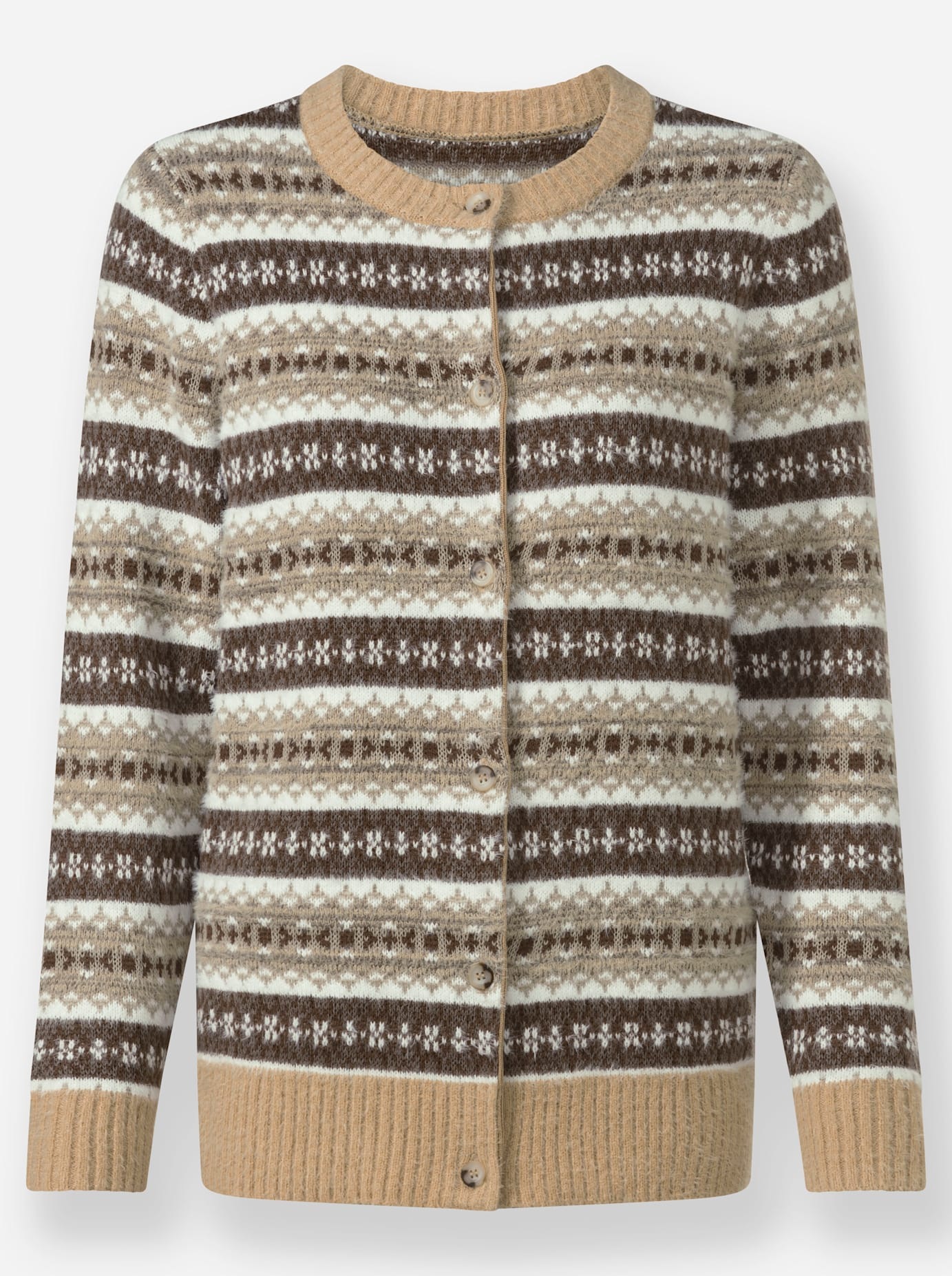 Thumbnail - Inspirationen Jacquardstrickjacke