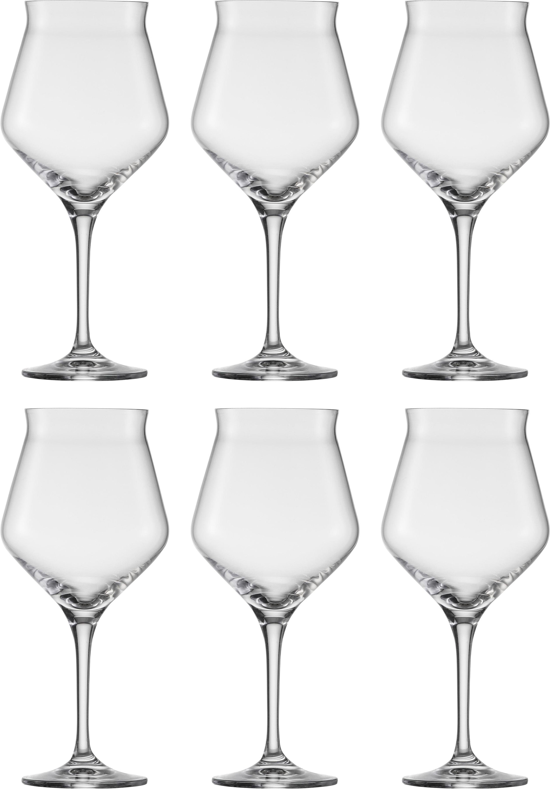 Bierglas »Craft Beer Kelch«, (Set, 6 tlg.), bleifrei, 435 ml, 6-teilig