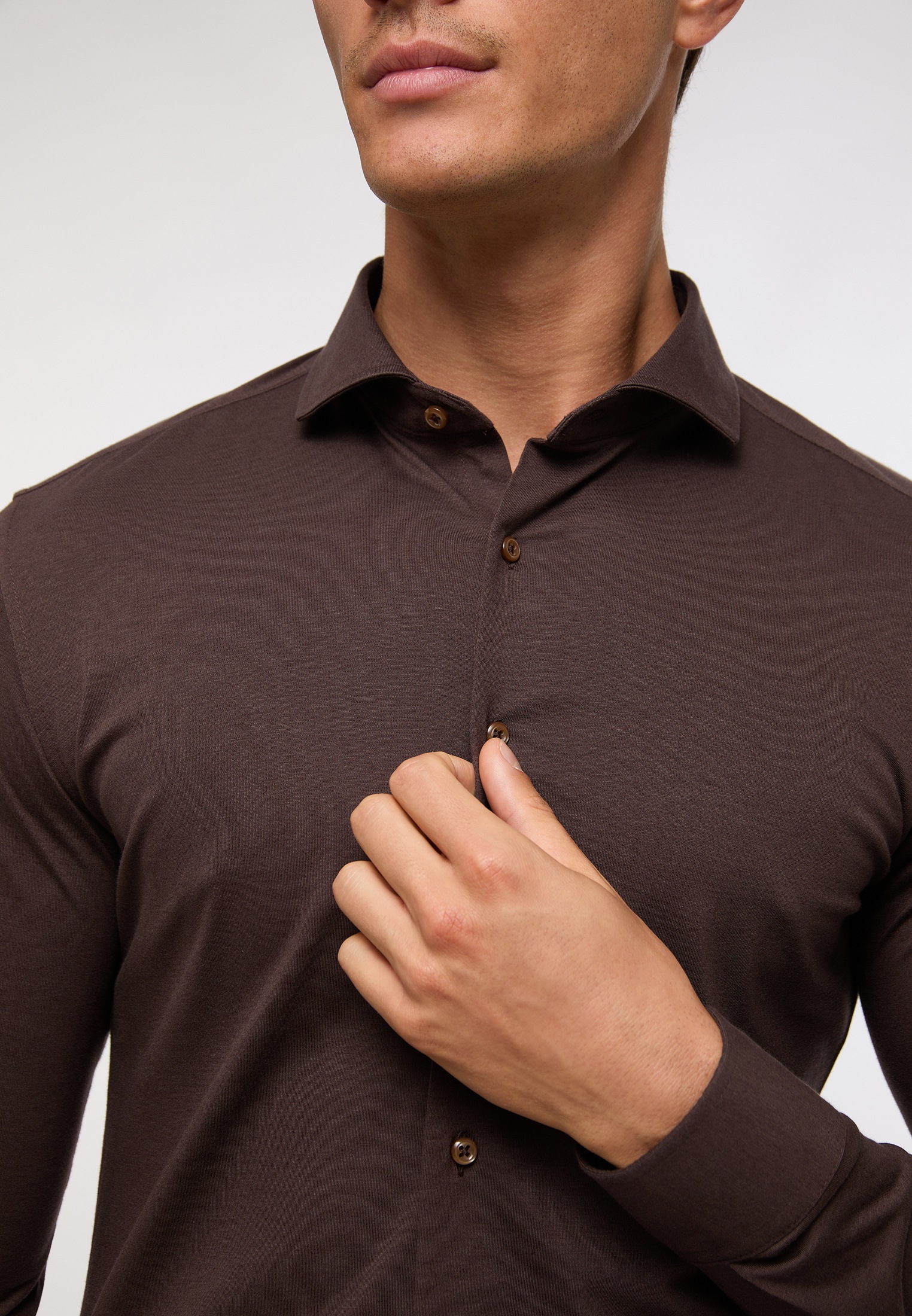 Eterna Langarmhemd »SLIM FIT«