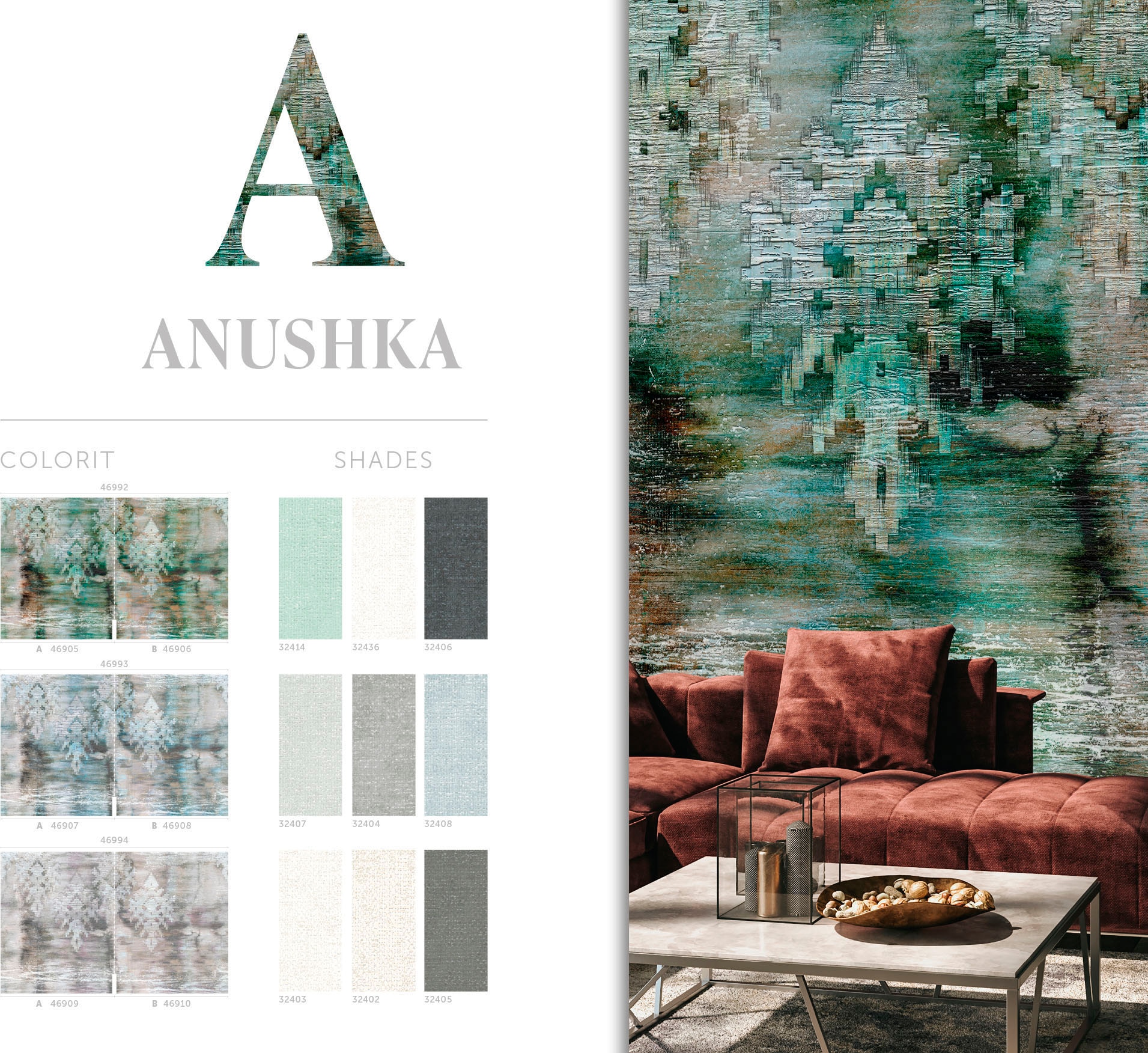 Marburg Fototapete »Anushka«, matt, moderne Vliestapete für Wohnzimmer Schlafzimmer Küche