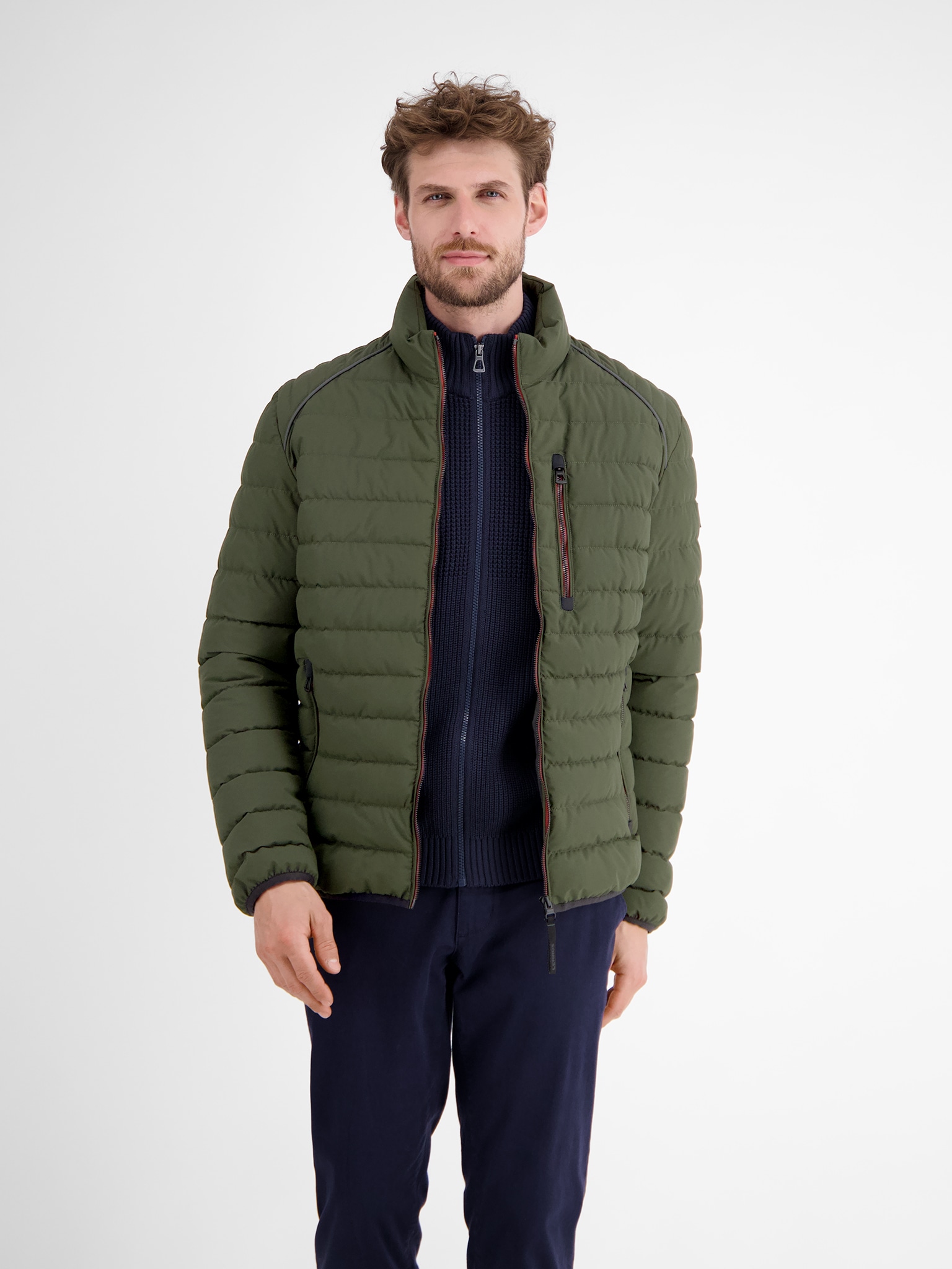 LERROS Blouson, ohne Kapuze, Light Weight mit Reißverschluss und Stehkragen