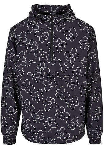 Windbreaker »Urban Classics Herren Flower AOP Pull Over Jacket«, (1 St.), mit Kapuze