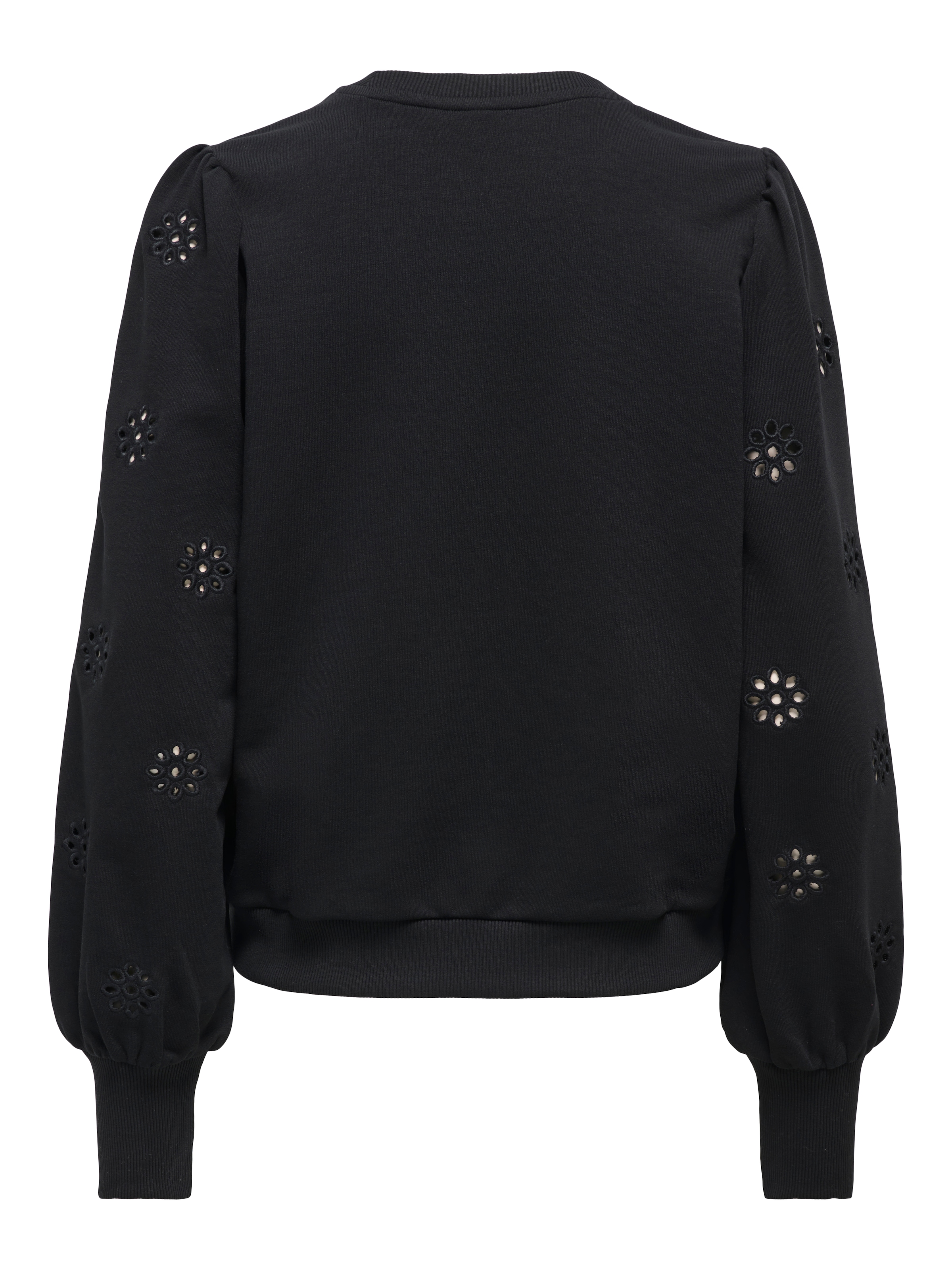 ONLY Sweatshirt »ONLFEMME L/S PUFF EMBROIDERY UB SWT«, mit Puffärmeln mit wunderschöner Lochstickerei
