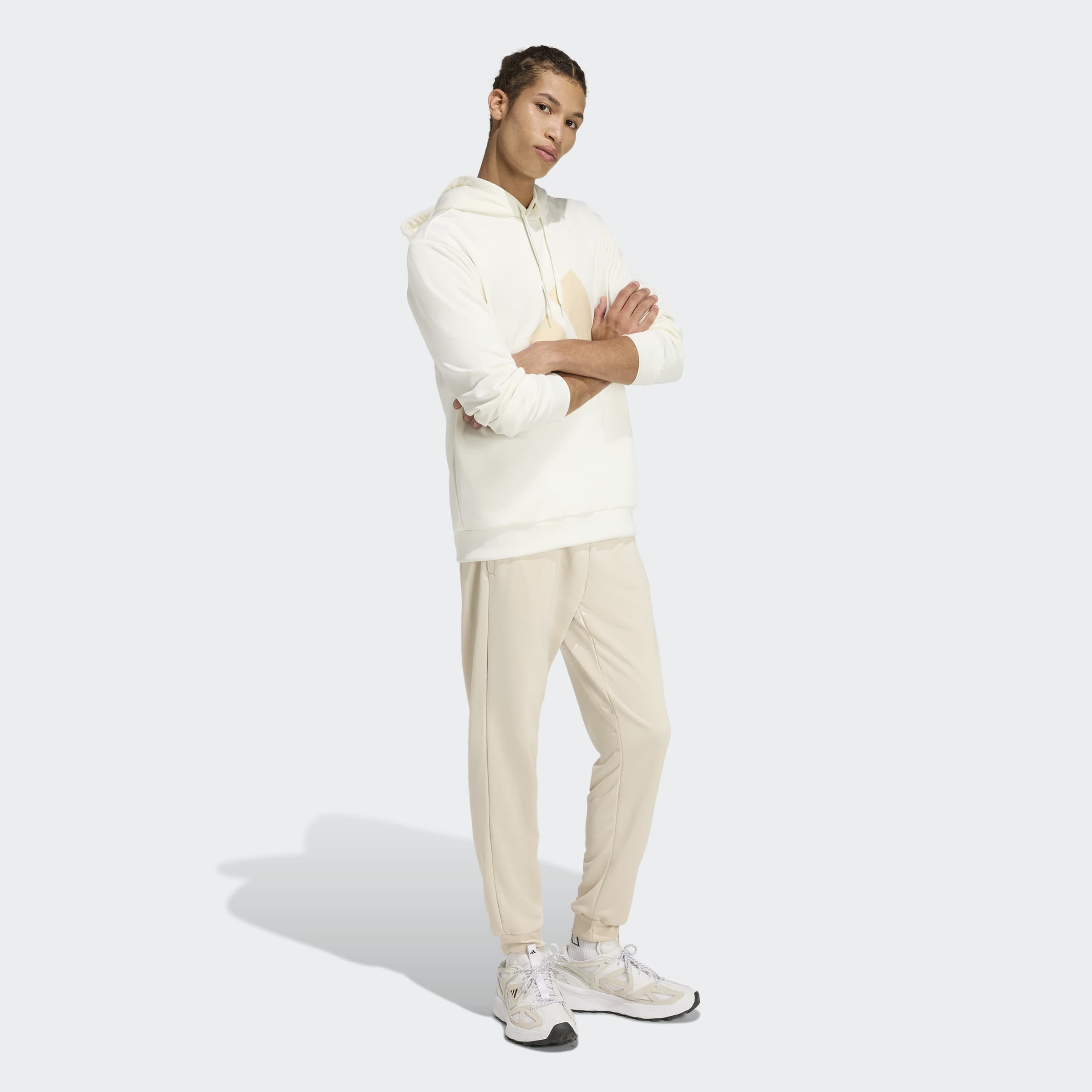 adidas Sportswear Trainingsanzug »M BL FT HD TS« 2 tlg. Set aus Hose und Hoodie, aus French-Terry-Material, zweiteilig