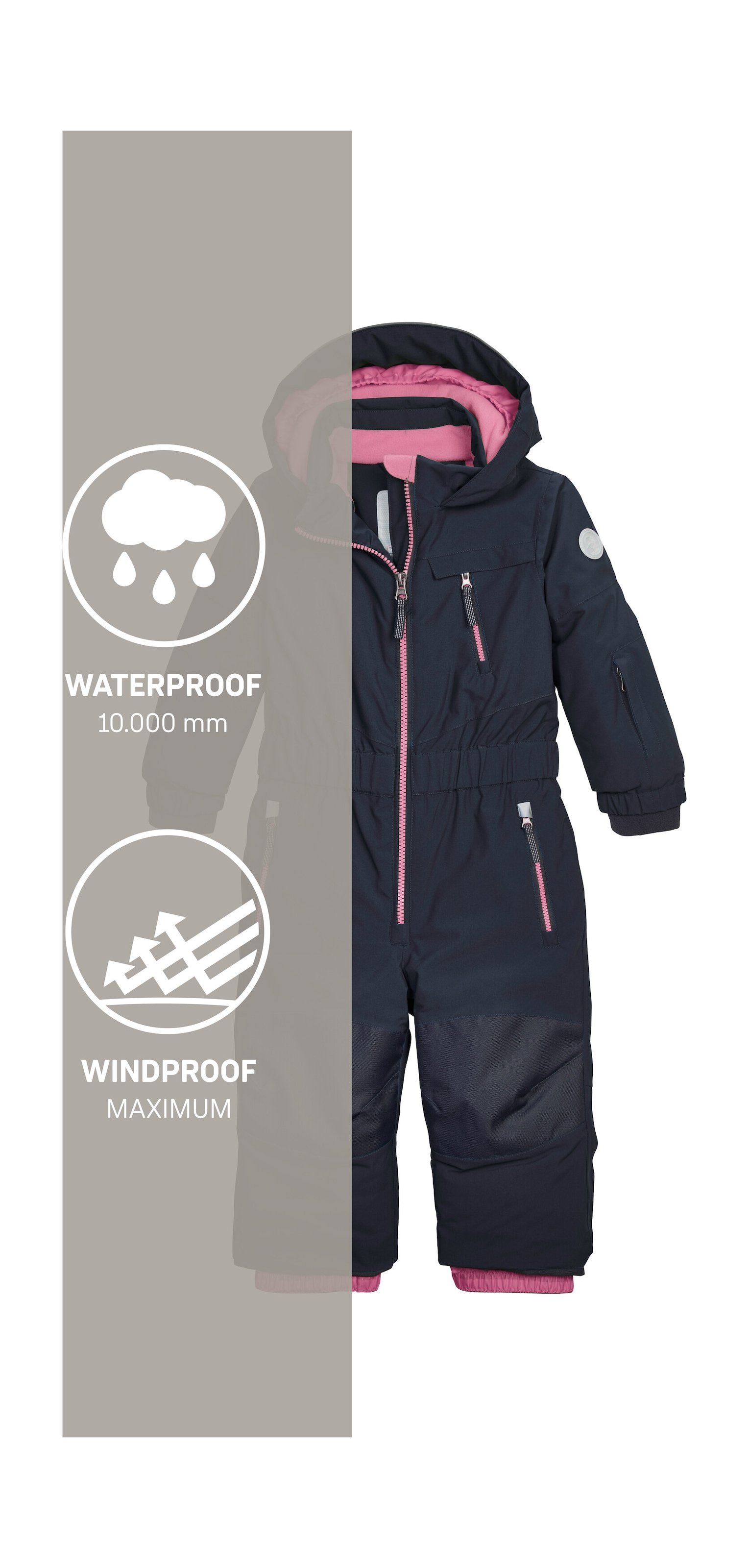 first instinct by killtec Overall »FISW 46 MNS ONPC«, Wind- u wasserdichter Schneeanzug mit verlängerbaren Armen und Beinen