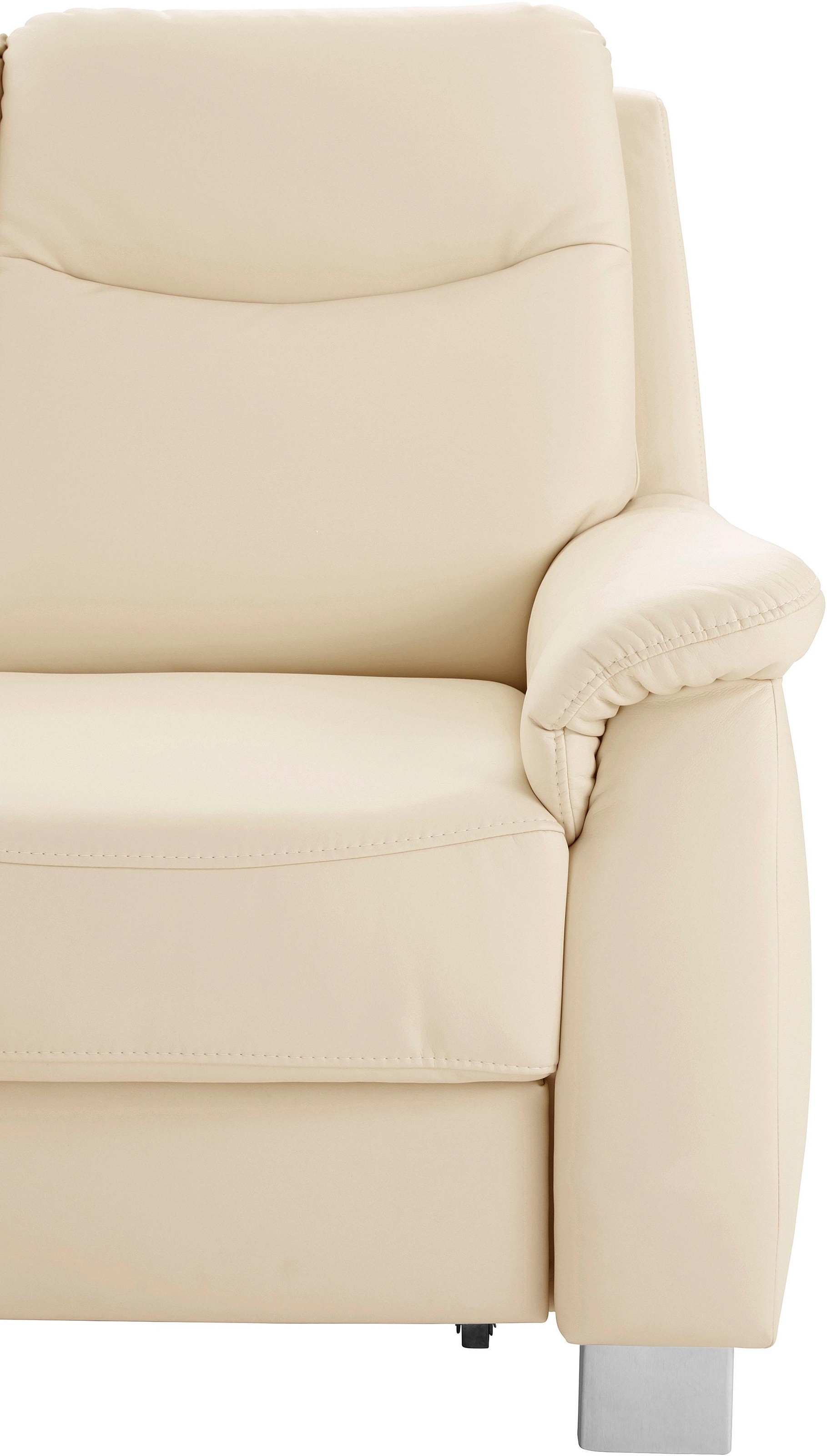 sit&more Ecksofa »Boccaccio L-Form«, mit Federkern und Kopfteilverstellung, wahlweise mit Bettfunktion