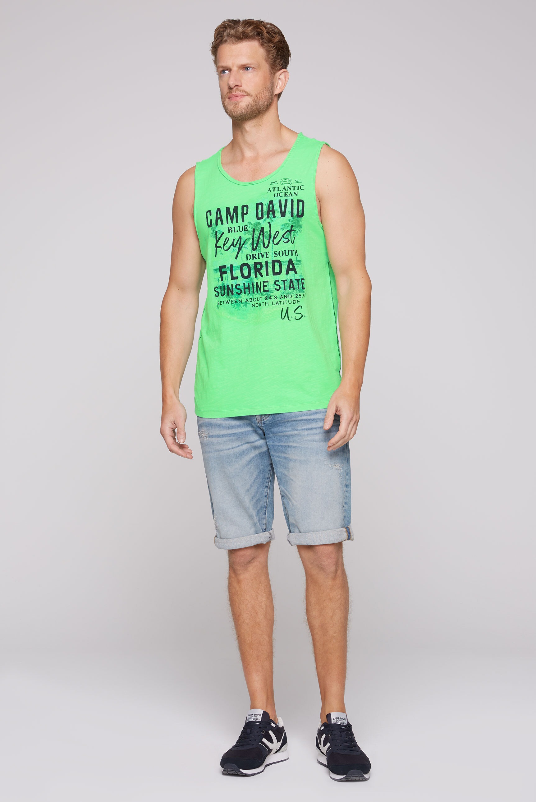 CAMP DAVID Tanktop, aus Baumwolle