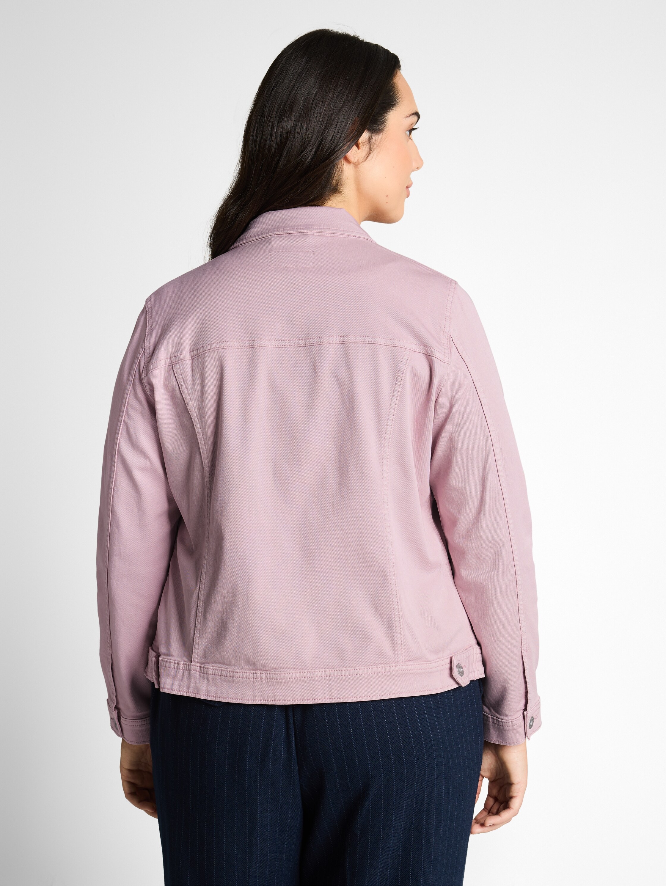 TOM TAILOR PLUS Jeansjacke ohne Kapuze mit Knopfleiste - Große Größen