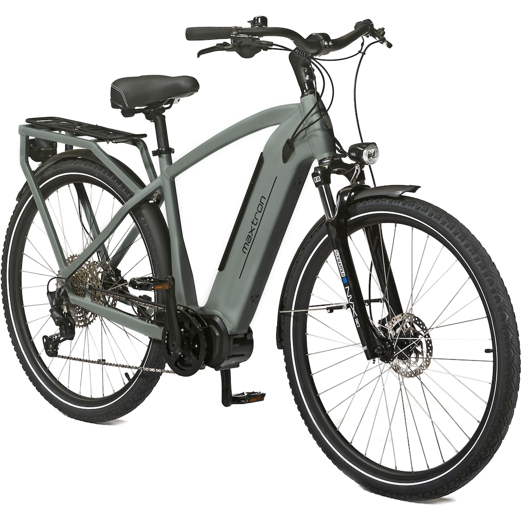 Maxtron E-Bike »MTS-20X«, 11 Gang, Shimano, Deore, Mittelmotor 250 W