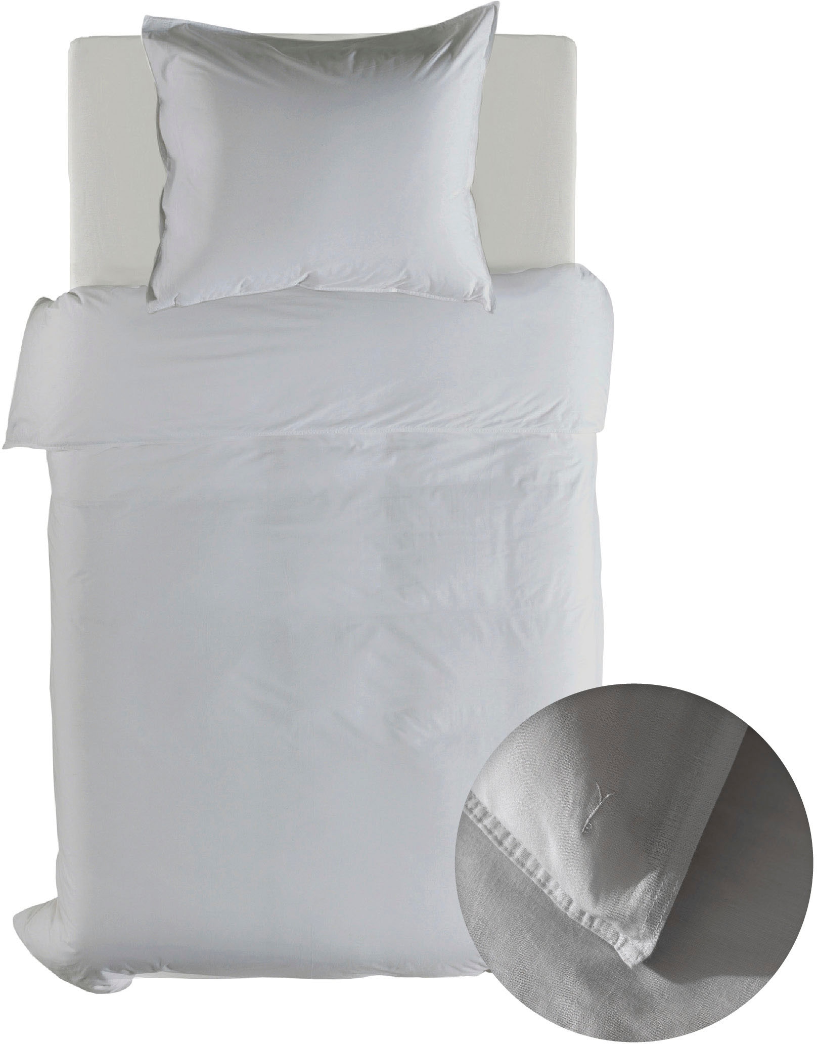 YELLOW Bettwäsche "Suite-Saint-Tropez" 2 Stk. tlg. Bettwäsche aus 55% Leine günstig online kaufen