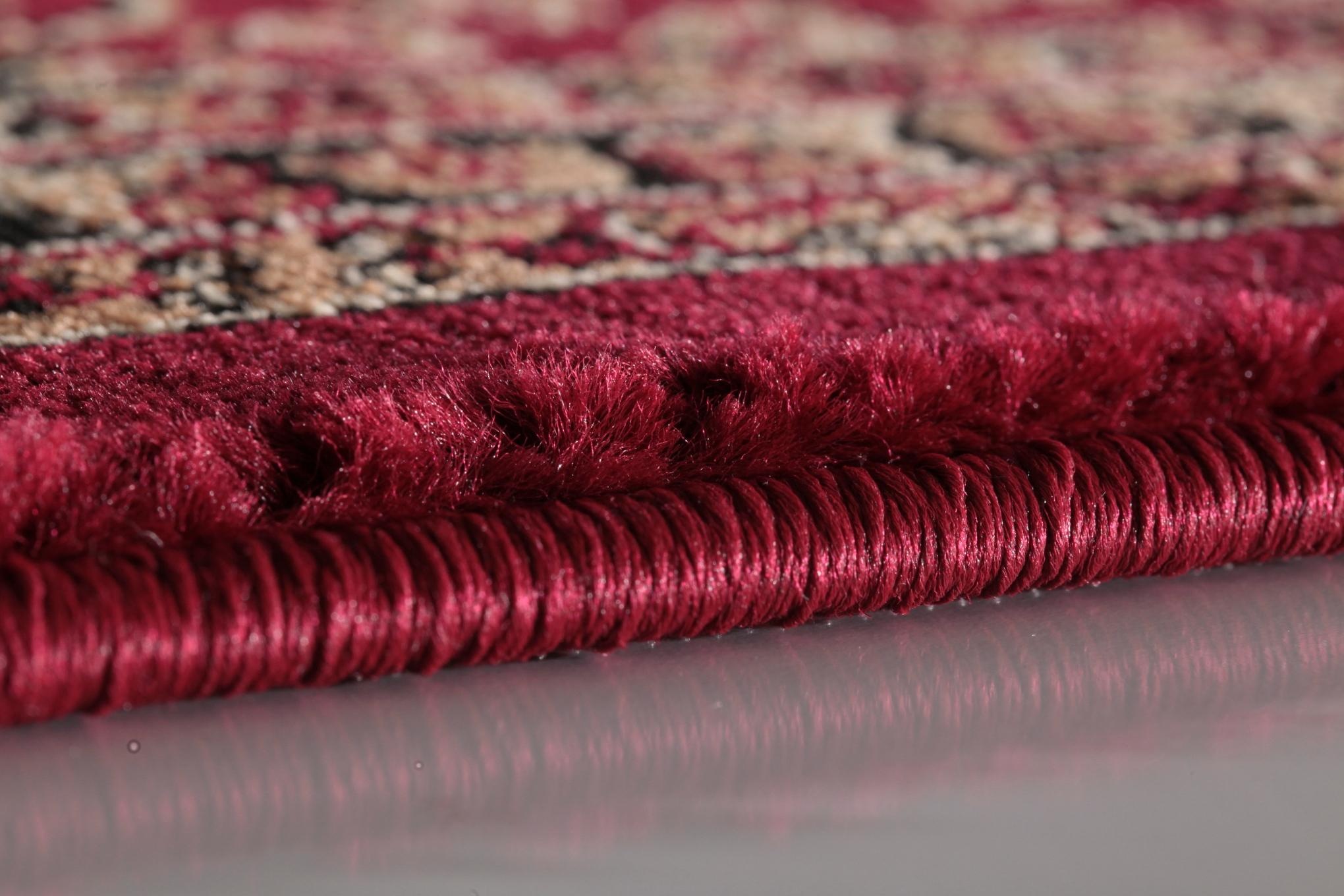 Teppich AYYILDIZ TEPPICHE "Marrakesh 207" Gr. 8, rot, B:300cm H:12mm L:400cm, Kunstfaser, Teppiche, Teppich, Kurzflor, Orient-Optik, Webteppich, Wohnzimmer 2
