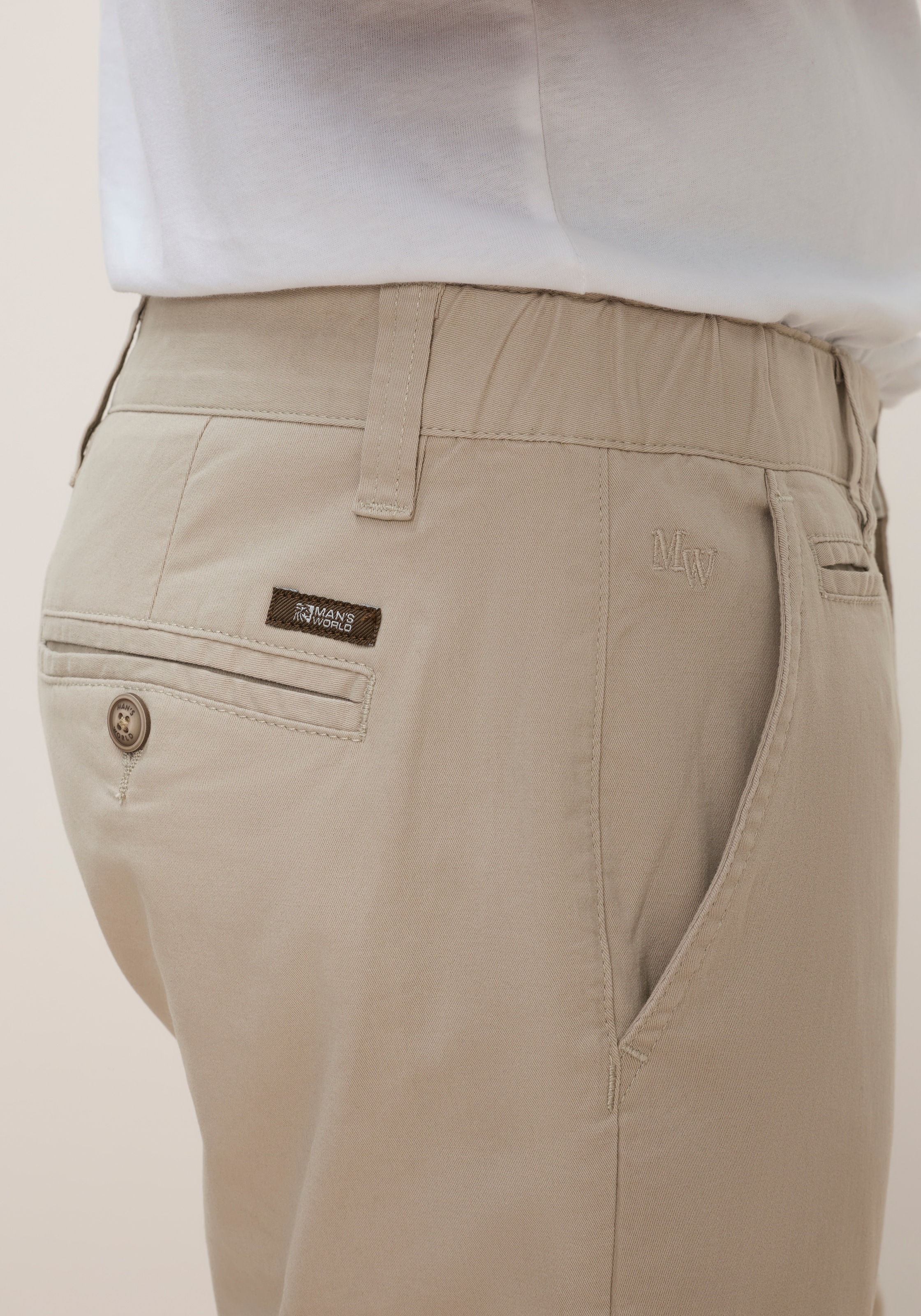 Man's World Jogger Pants  mit gerader Beinform, Regular Fit, niedrige Leibhöhe