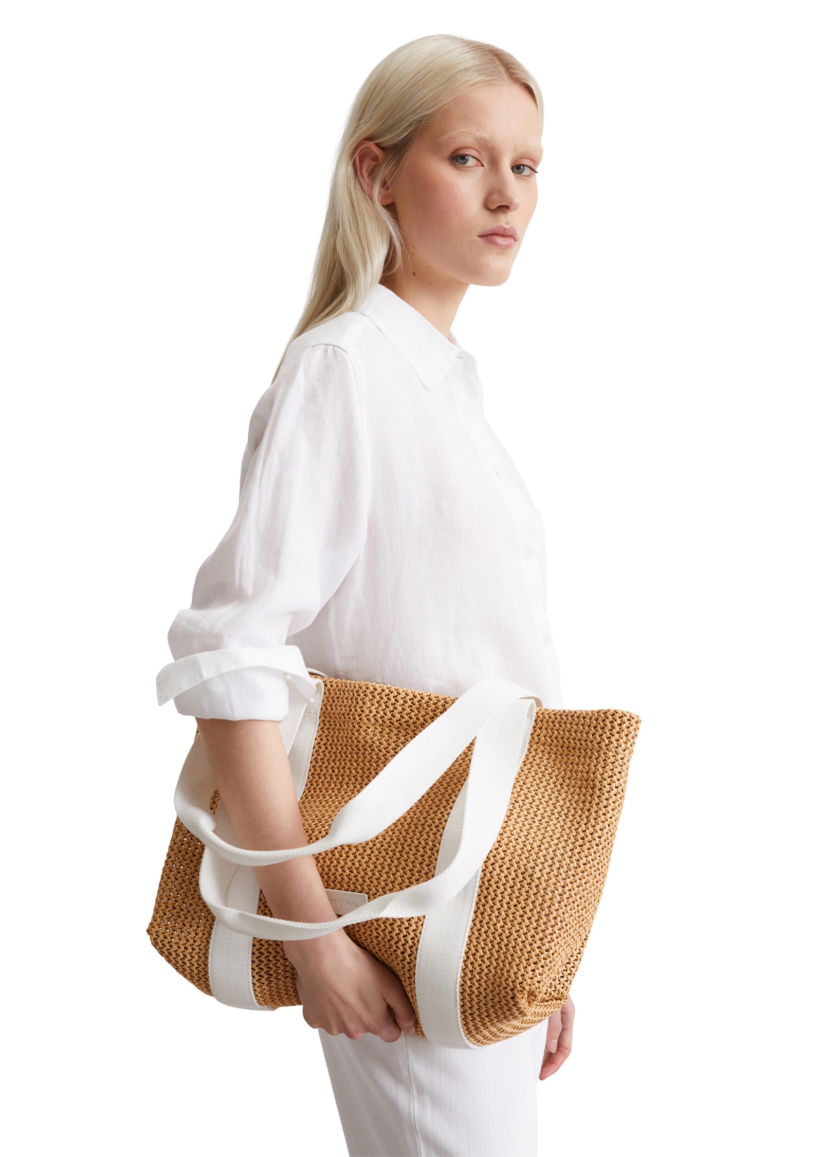Marc O'Polo Shopper »in Crochet-Raffia-Bast-Optik«