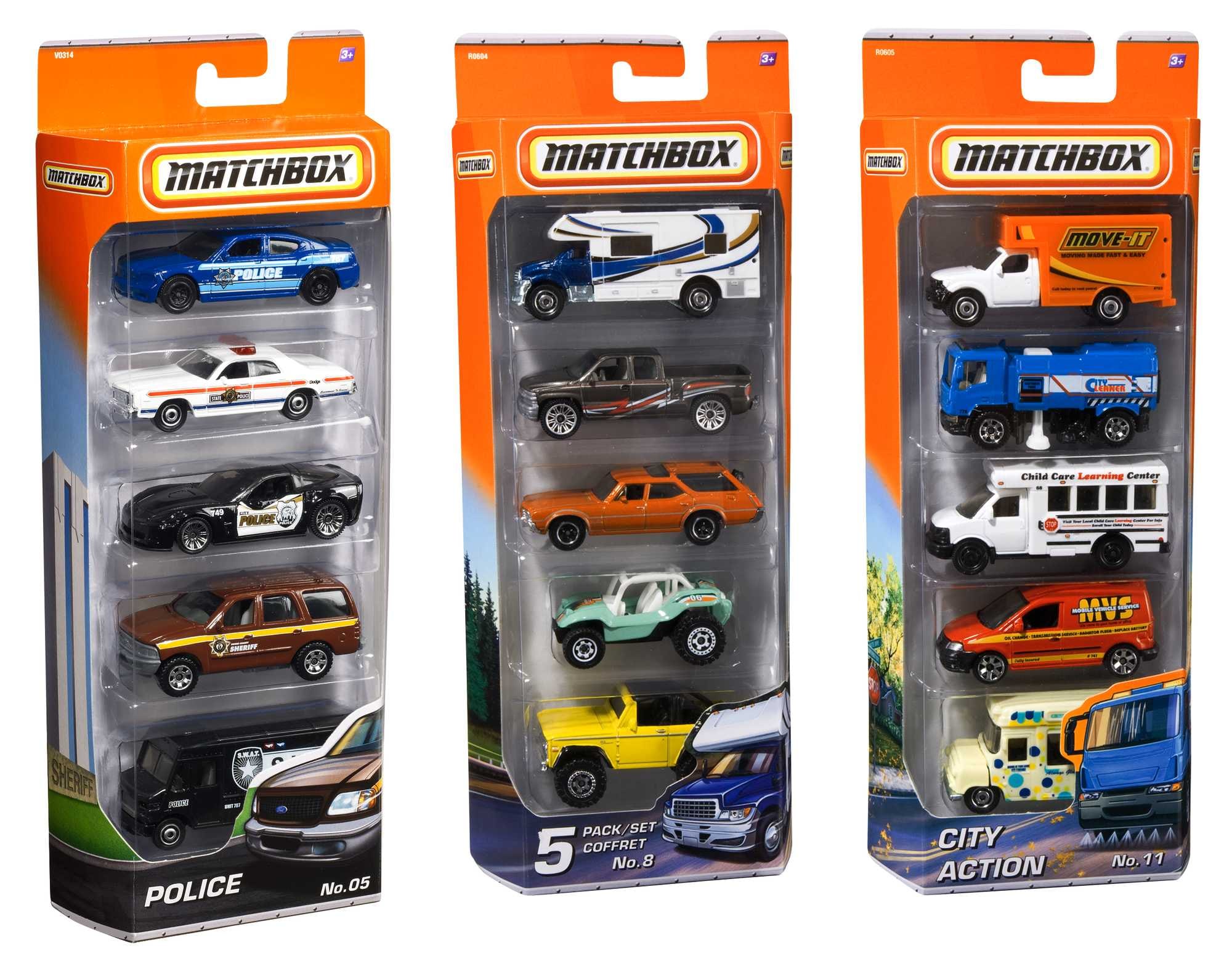MATCHBOX Spielzeug-Auto »Matchbox Fahrzeuge 5-Pack, sortierte Lieferung«