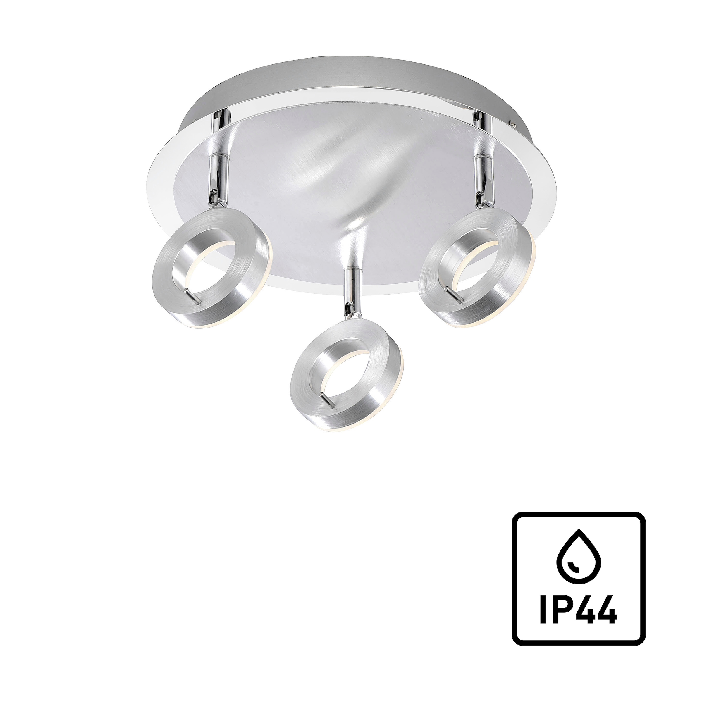 Paul Neuhaus Deckenleuchte "SILEDA" LED-Board 1 Stk. Warmweiß LED, IP44 günstig online kaufen