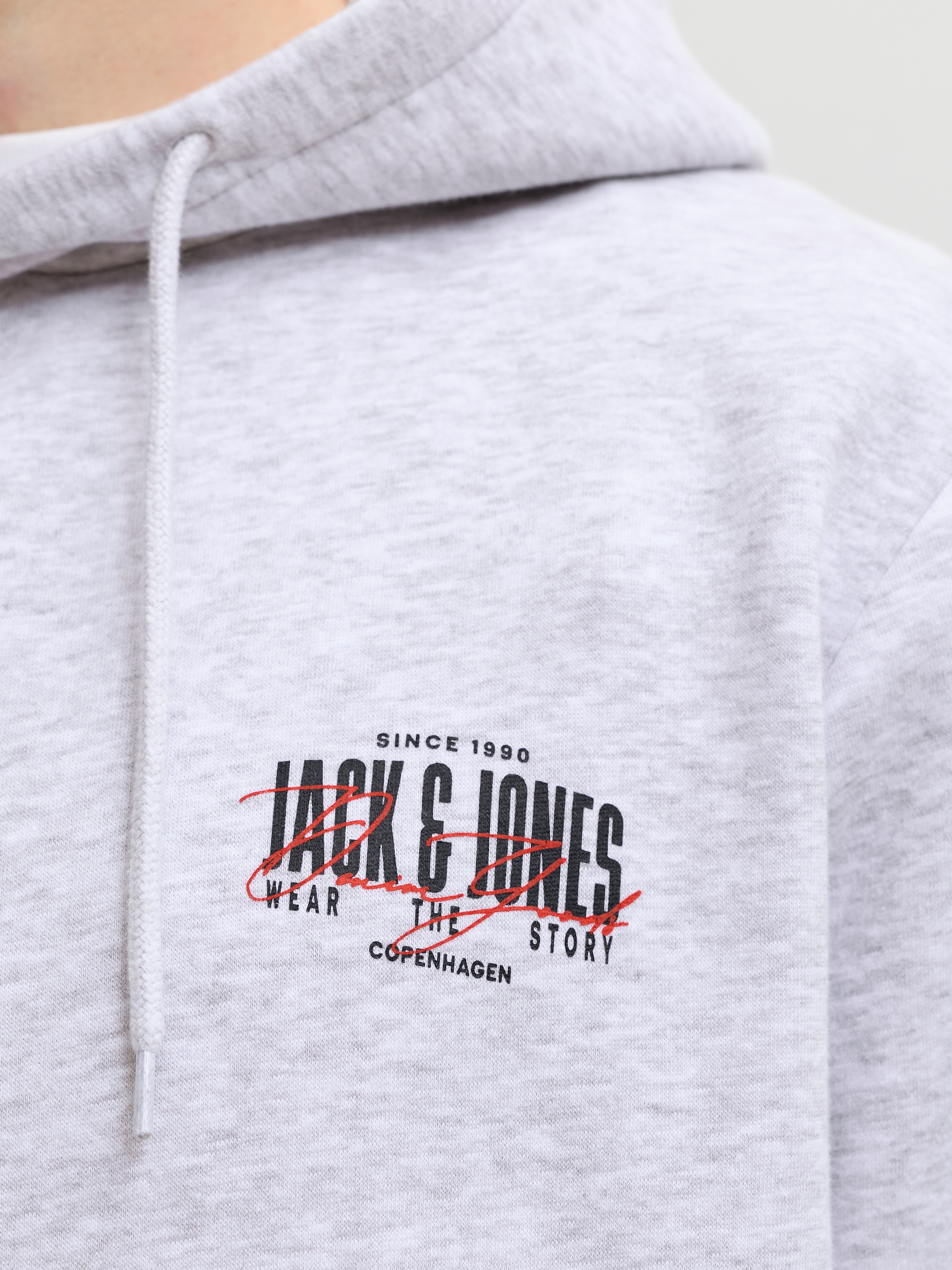 Jack & Jones Kapuzensweatshirt »JJAERO SWEAT HOOD 3PK MP«, 3 Materialmix, regular fit
