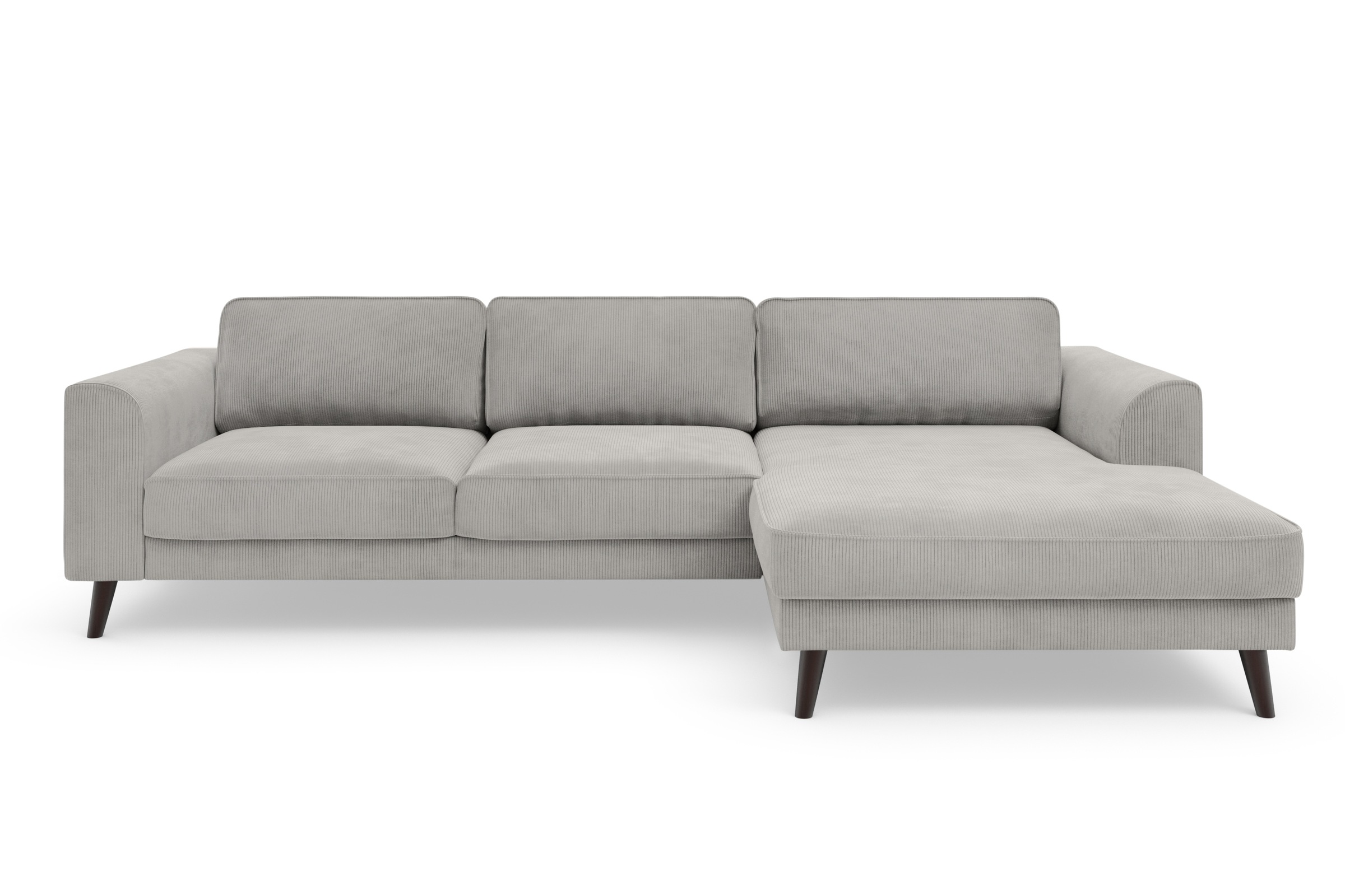 TRENDMANUFAKTUR Ecksofa »Lumber Jack, elegantes Designsofa, zeitlos modern, hoher Sitzkomfort«, wahlweise mit Bettfunktion u. Bettkasten, L-Form