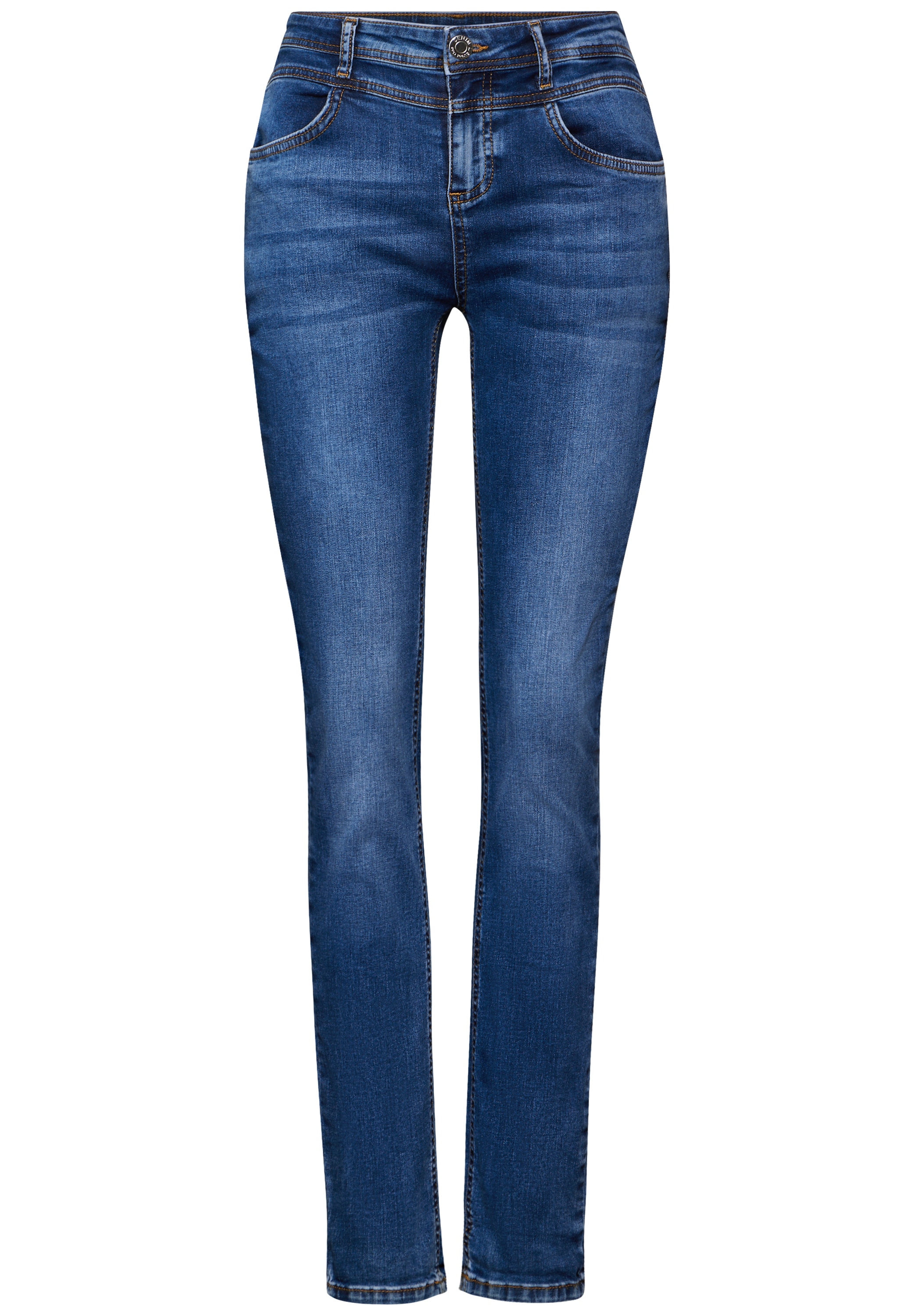 STREET ONE Comfort-fit-Jeans, High Waist