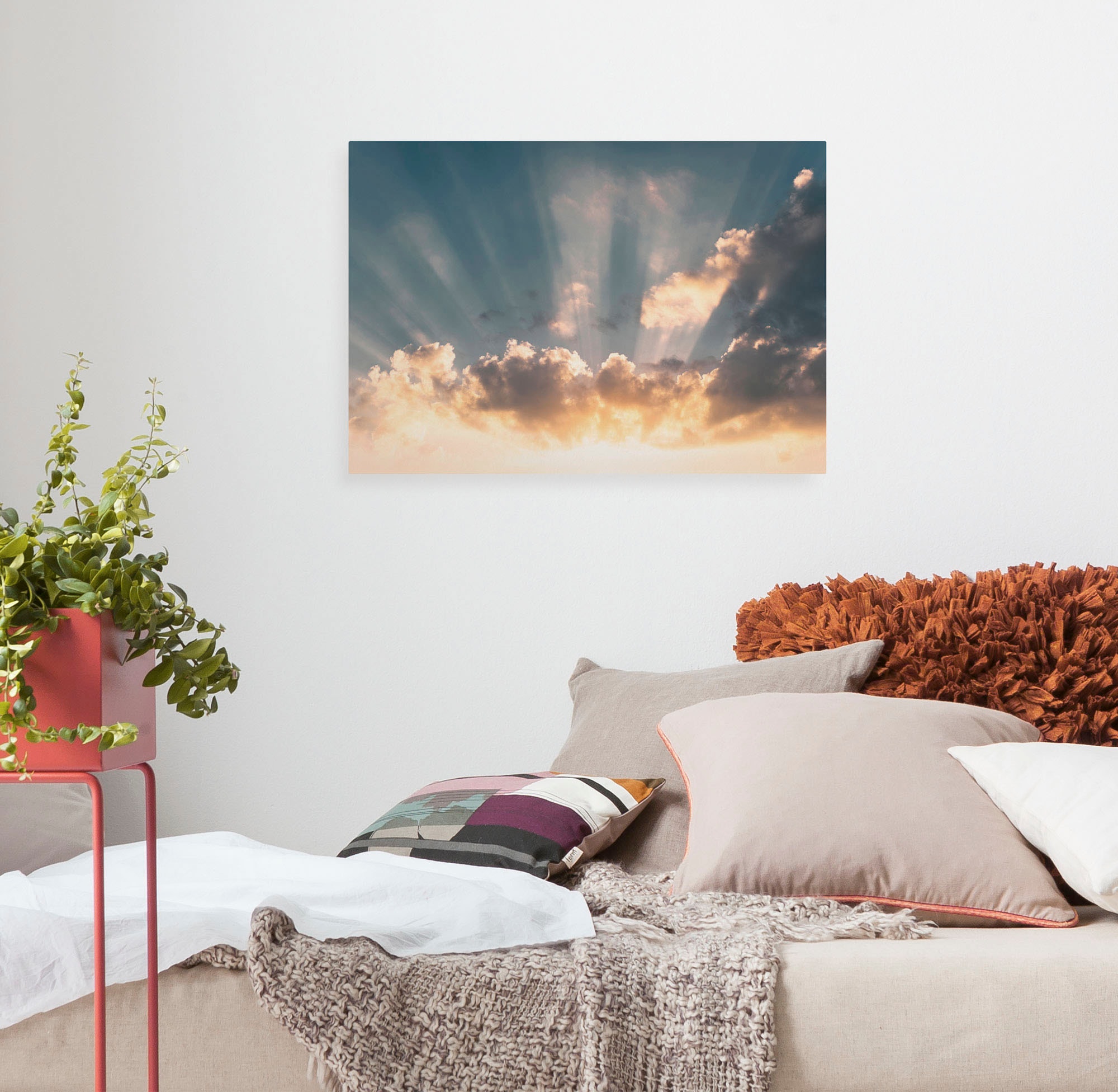 Komar Leinwandbild "Enlightenment - Größe 60 x 40 cm" Baum  Berge  Blumen & günstig online kaufen