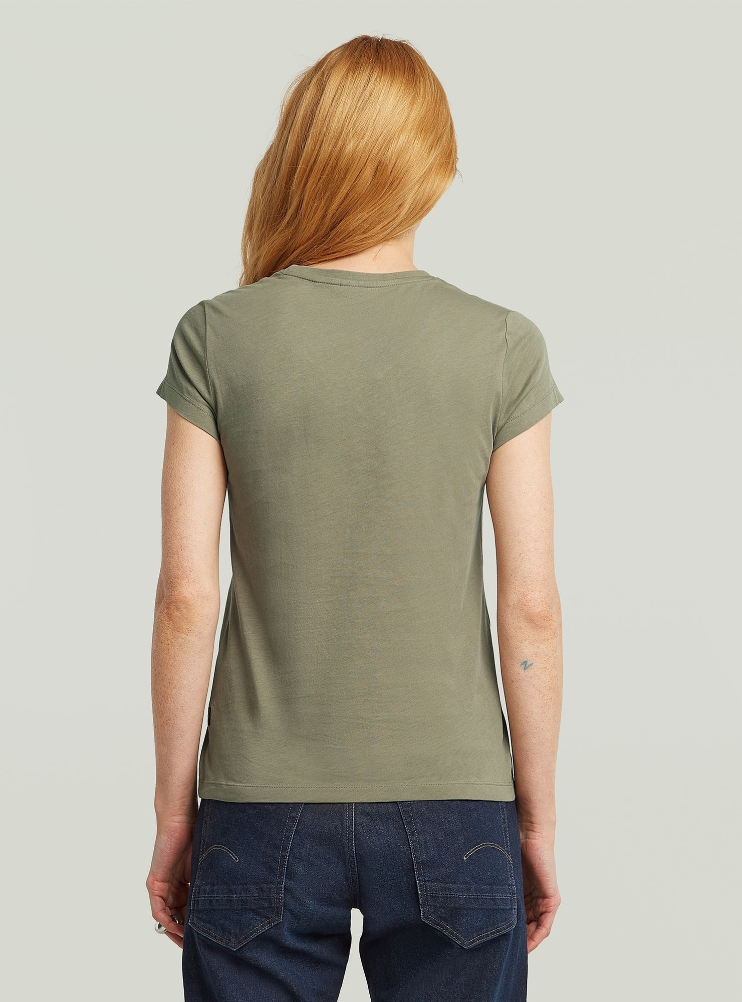 G-STAR T-Shirt "Eyben Slim V-Neck Top 2.0" günstig online kaufen