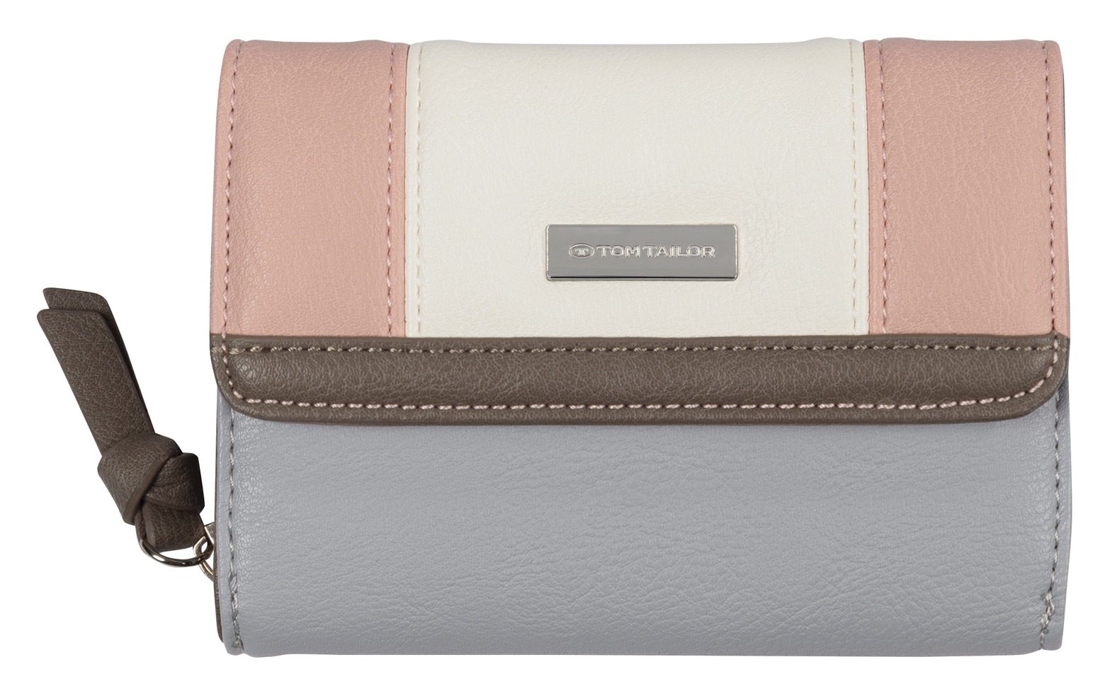 TOM TAILOR Geldbörse "Juna" aus soft genarbtem ledrigen Material mit glänze günstig online kaufen