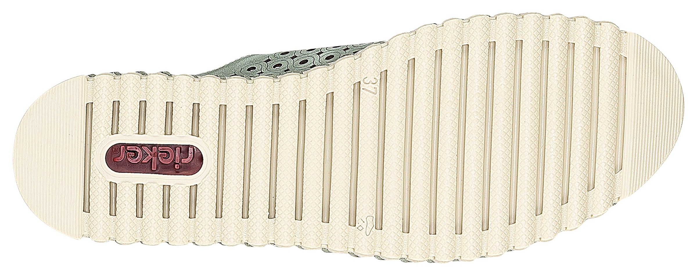 Rieker Slipper mit modischer Perforation