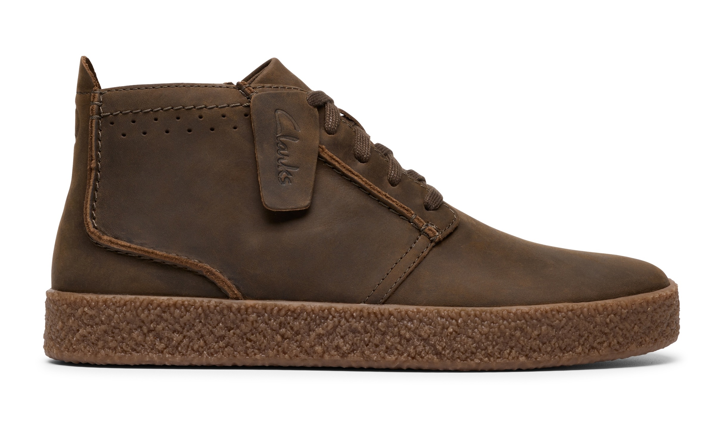 Clarks Schnürboots »Streethill Hi«, Desert Boots, High Top Sneaker mit Wechselfußbett