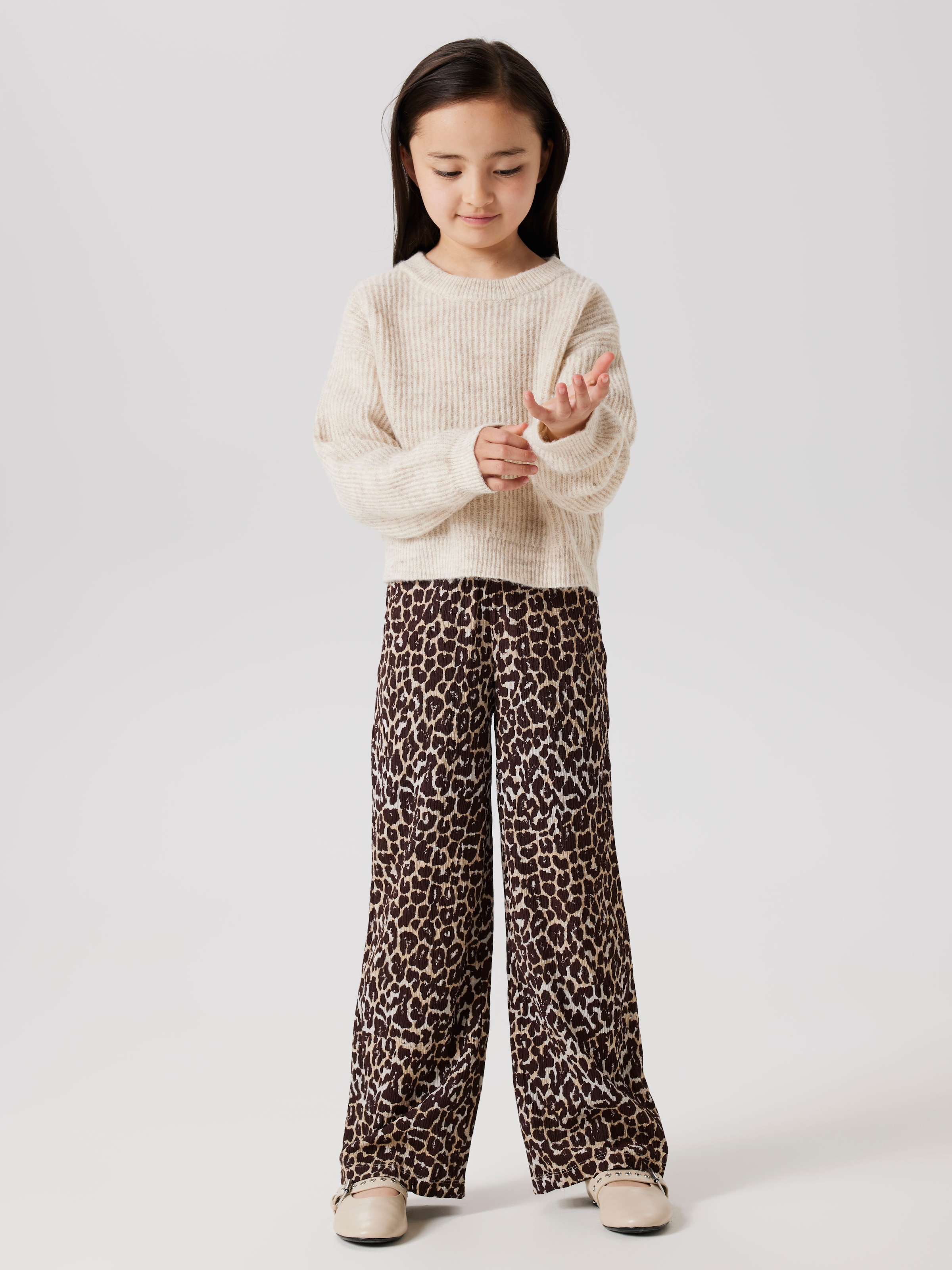 Name It Strickpullover »NKFHOLLY LS BOXY SHORT KNIT NOOS«