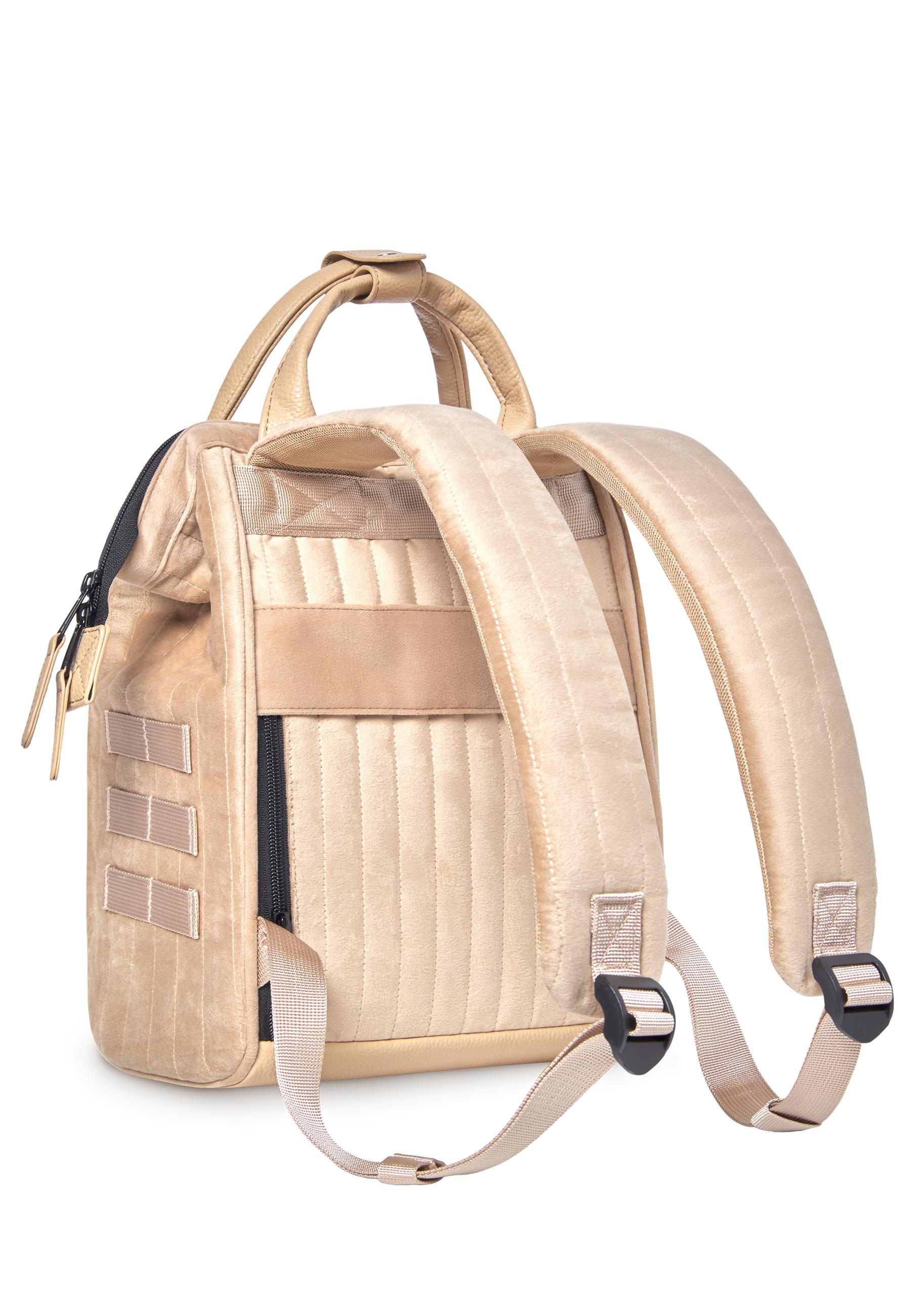 CABAIA Tagesrucksack »Adventurer S Quilted«, Gesteppter Rucksack mit austauschbaren Vordertaschen