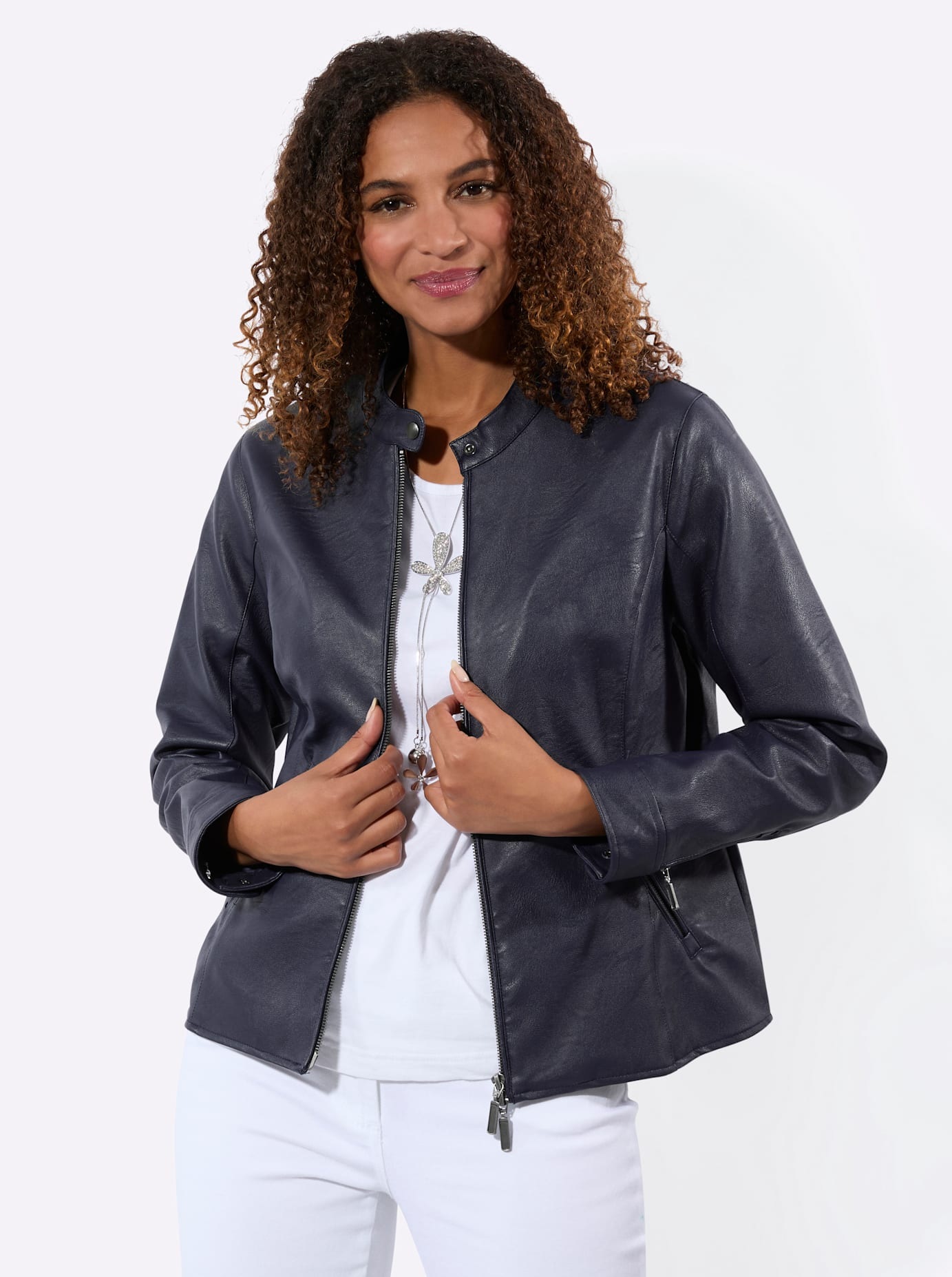 Inspirationen Lederimitatjacke ohne Kapuze günstig online kaufen