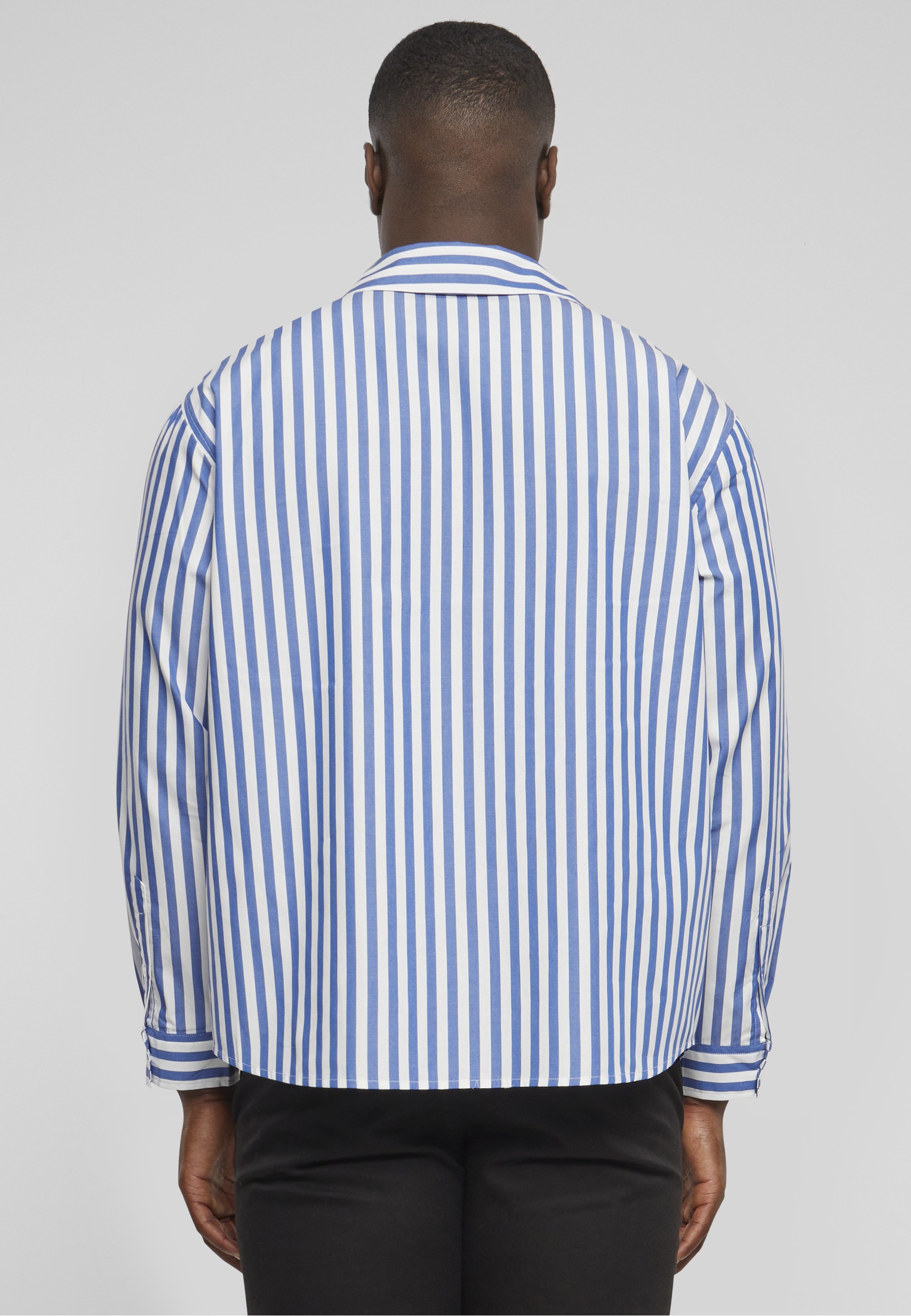 URBAN CLASSICS Kurzarmshirt »Urban Classics Herren Striped Summer Shirt« 1 Stk.