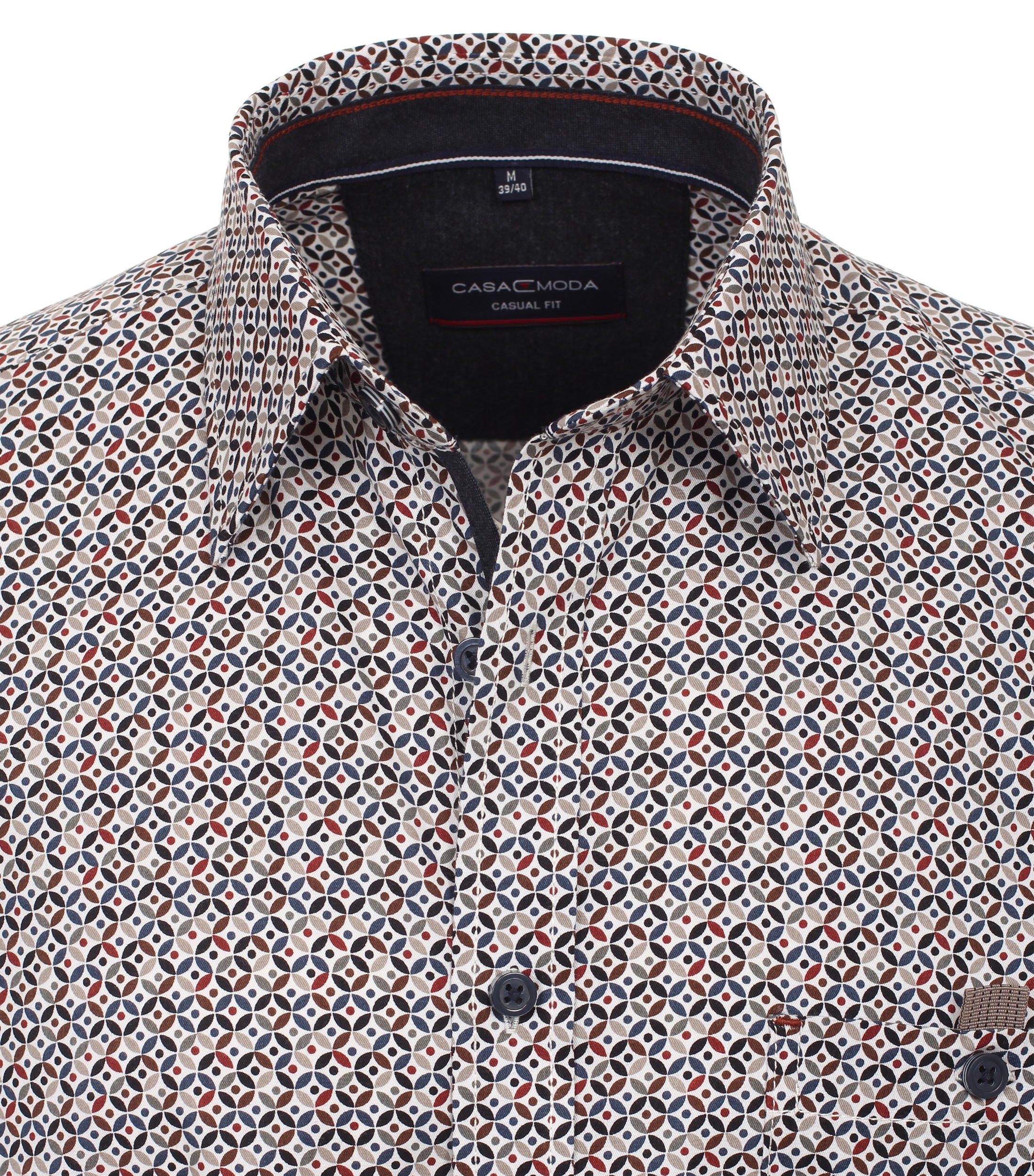 CASAMODA Langarmhemd »CASAMODA Freizeithemd Print«