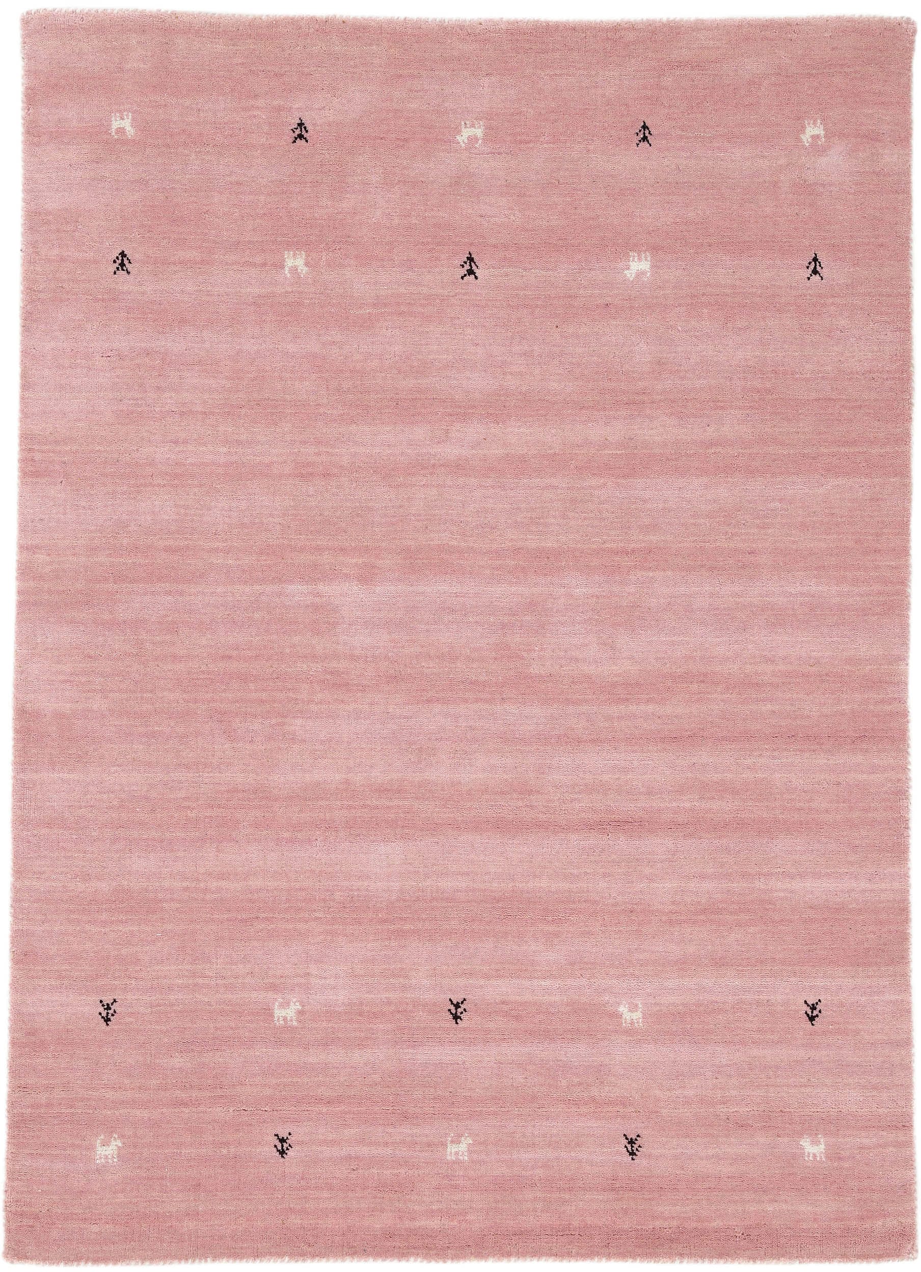 carpetfine "Gabbeh Uni, auch als Läufer und Rund erhältlich" rechteckig 15 mm Höhe reine Wolle, handgewebt, Gabbeh Loom Tiermotiv, große Farbauswahl