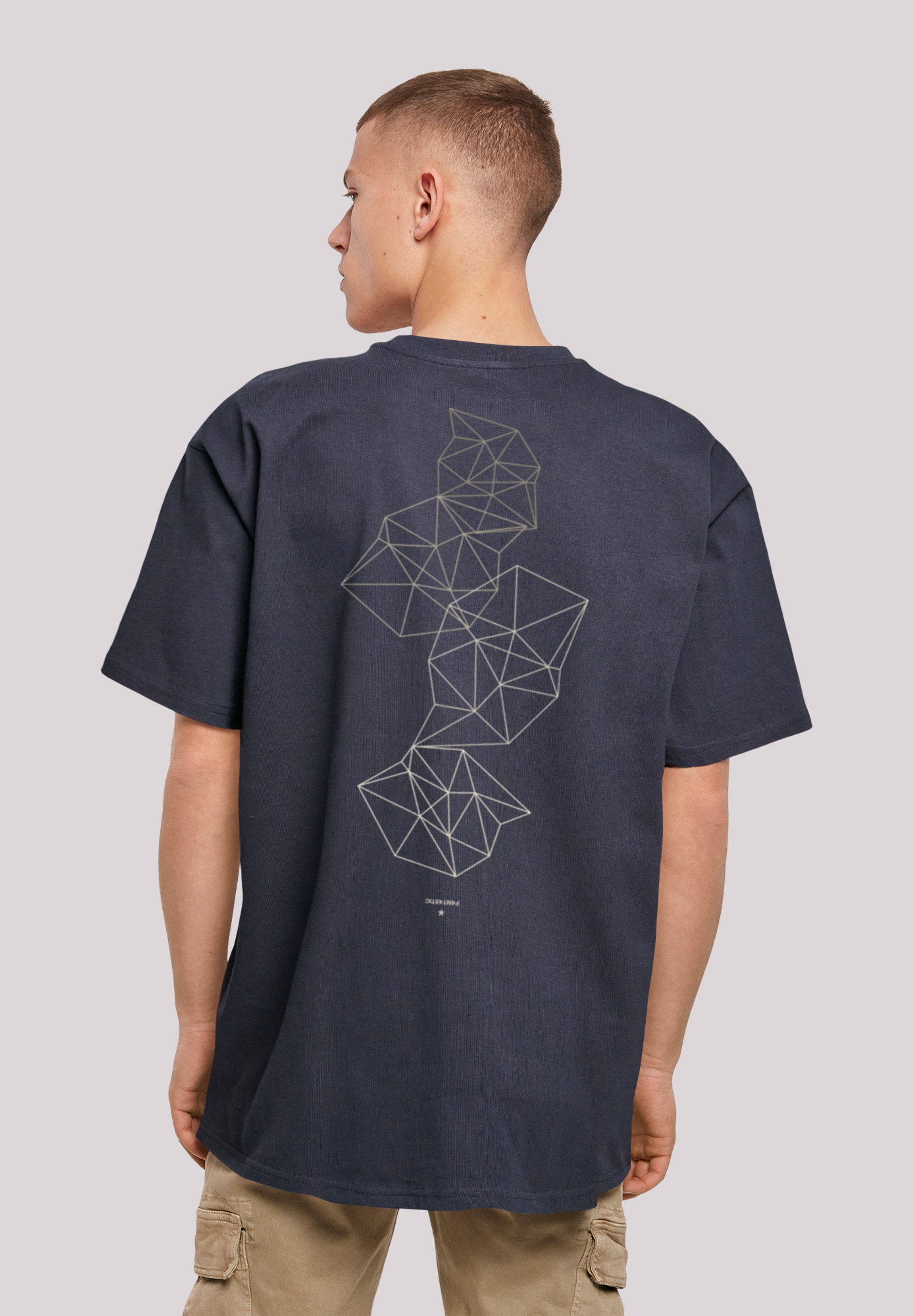 F4NT4STIC T-Shirt "Geometric Abstract", Print