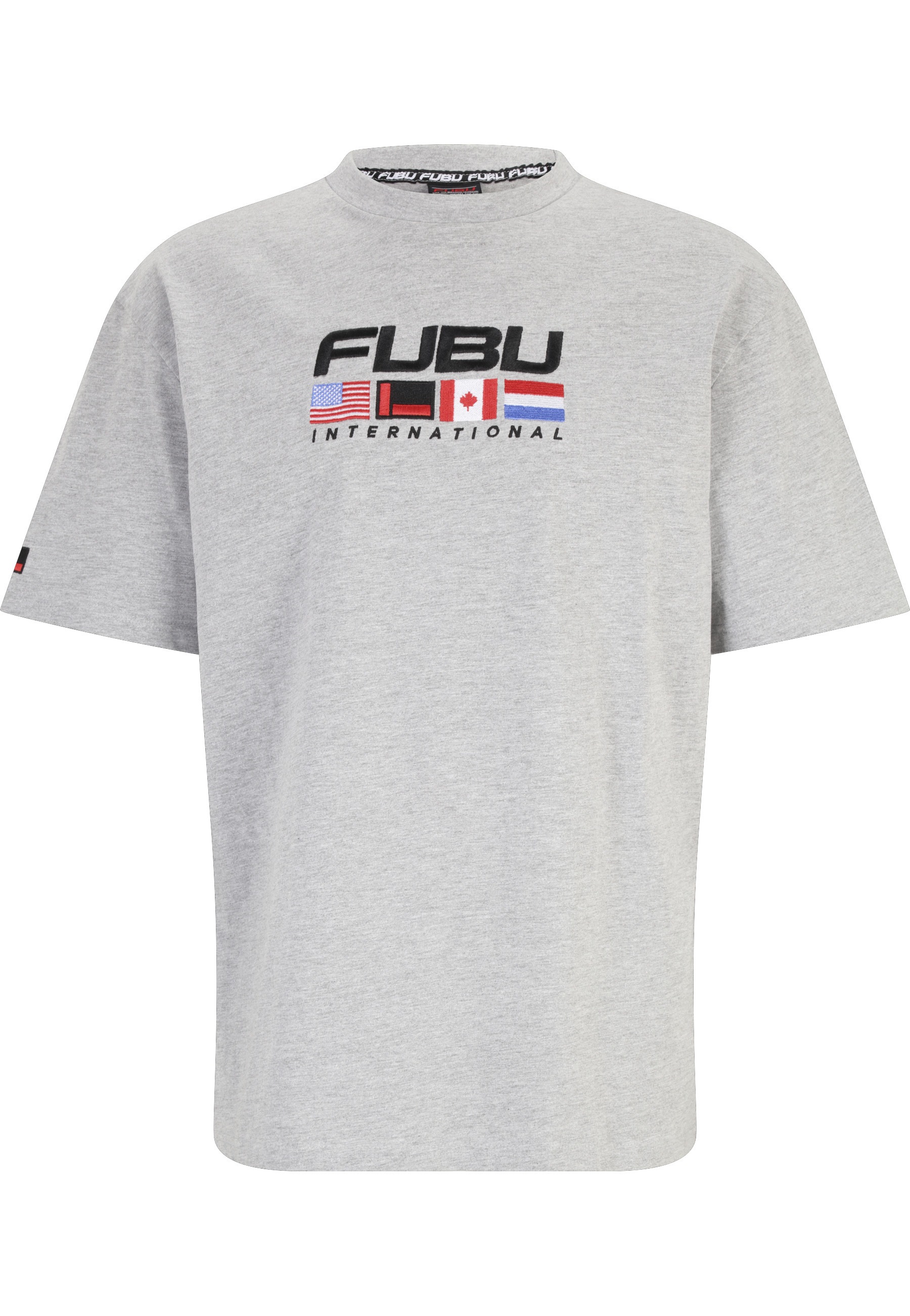 Fubu T-Shirt "Fubu FBMQ12121GRY1 Fubu Corporate Intnl T-Shirt" 1 Stk. günstig online kaufen