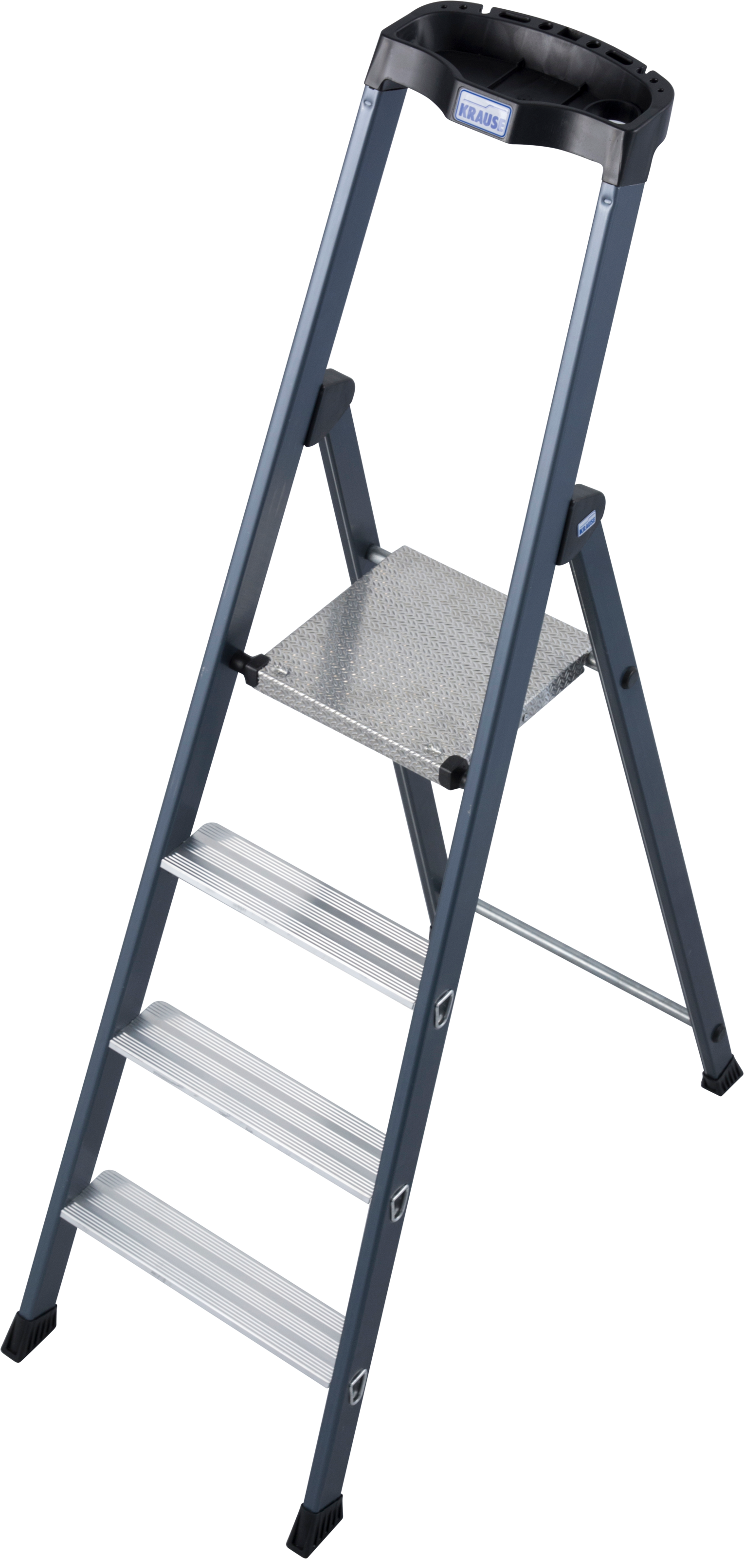 KRAUSE Stehleiter »SePro S«, Alu eloxiert, 1x4 Stufen, Arbeitshöhe ca. 285 cm