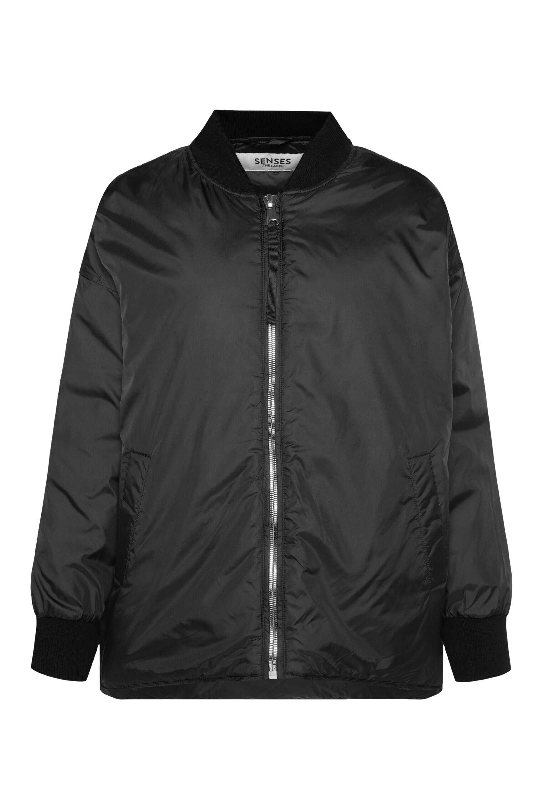 SENSES.THE LABEL Blouson, ohne Kapuze, mit Seitenschlitzen am Saum