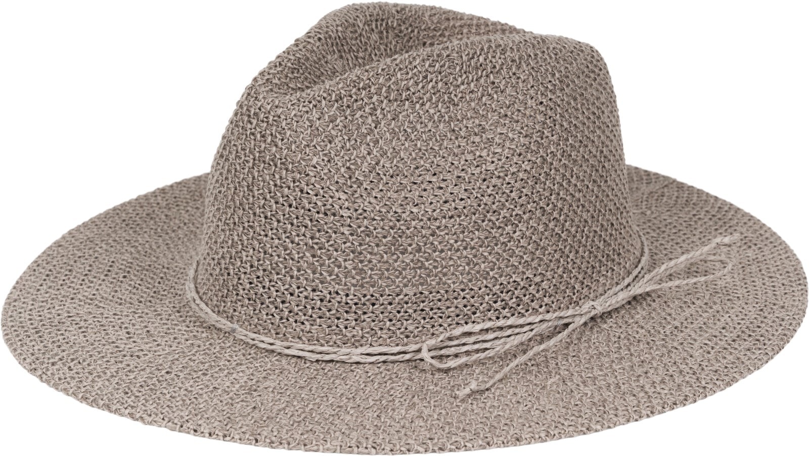 STYLEBREAKER Damen Sonnenhut "Panama Strohhut", grau, Modisch, Obermaterial: 100% Papierstroh PAS., Hüte