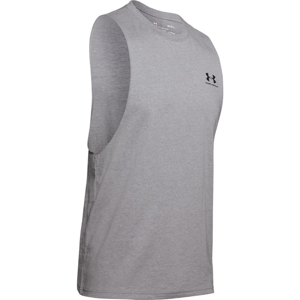 Under Armour® Trainingstop »UA LEFT CHEST CUT OFF TANK« 1 tlg. sportliche Schnittform, für Trainingseinheiten, leichtes Design