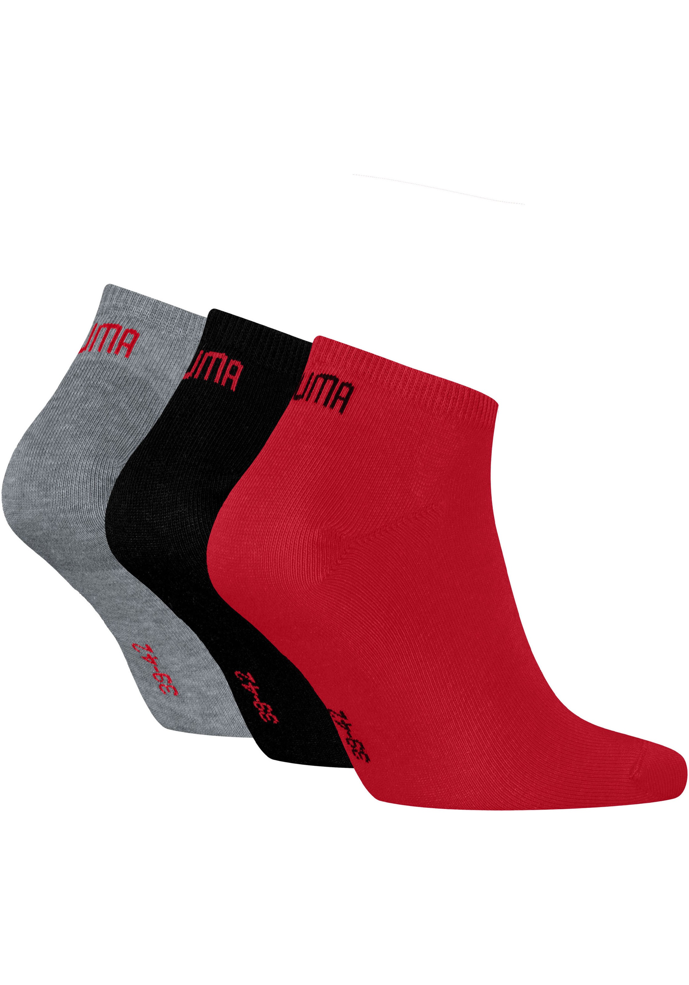 PUMA Sneakersocken "PUMA UNISEX SNEAKER PLAIN" 3 Paar, mit kleinem Logo günstig online kaufen