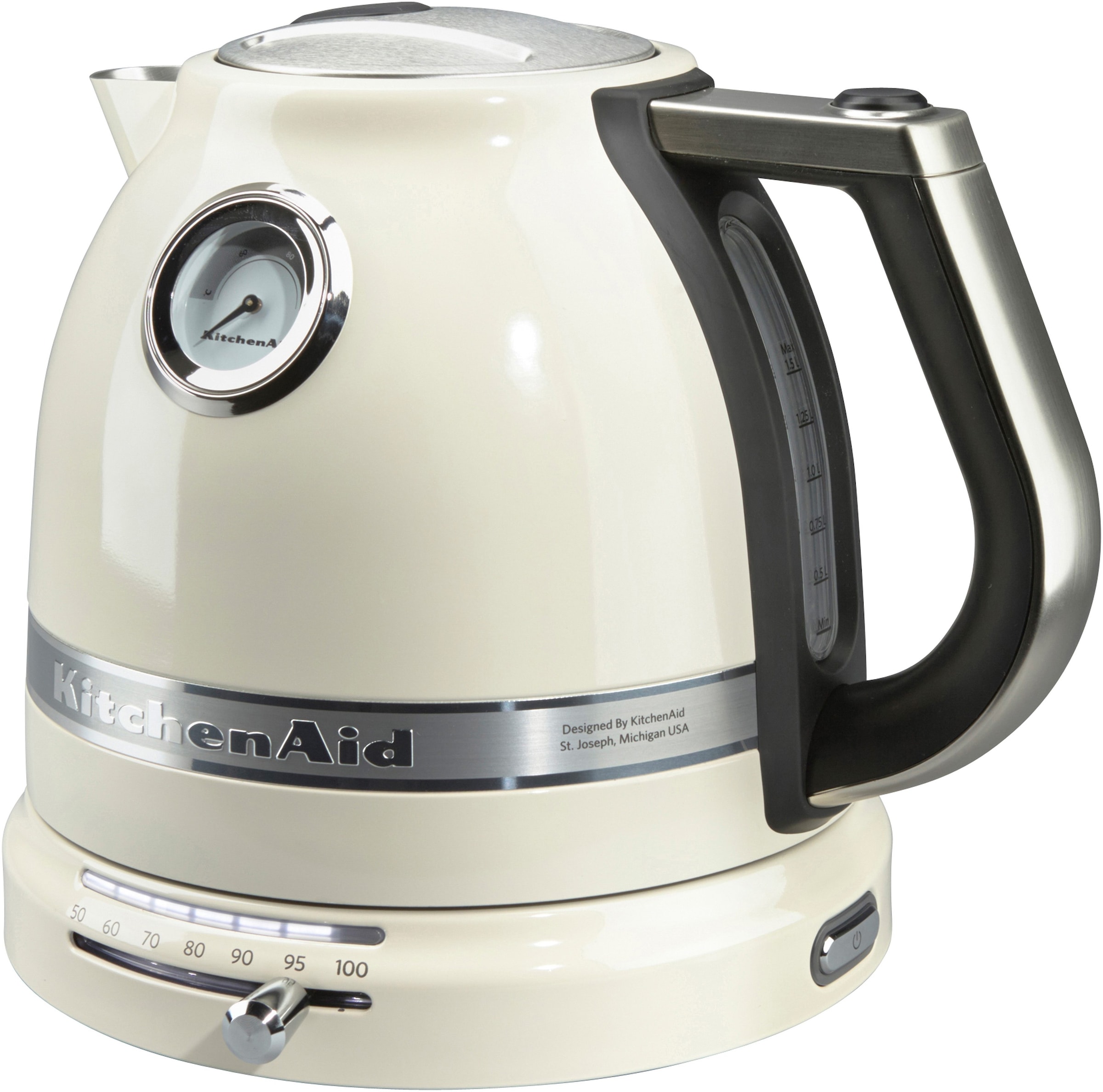 KitchenAid Wasserkocher »5KEK1522EAC ALMOND CREAM«, 1,5 l, 2400 W