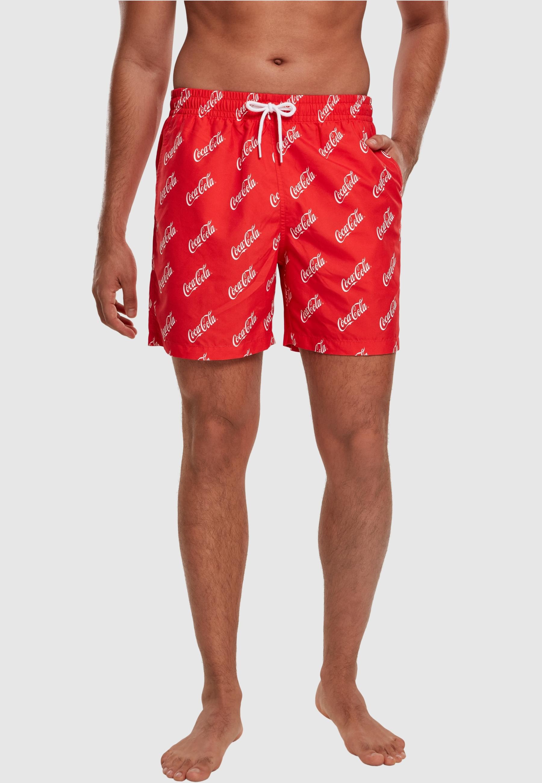 Merchcode Badeshorts »Merchcode Herren Coca Cola Logo AOP Swimshorts«